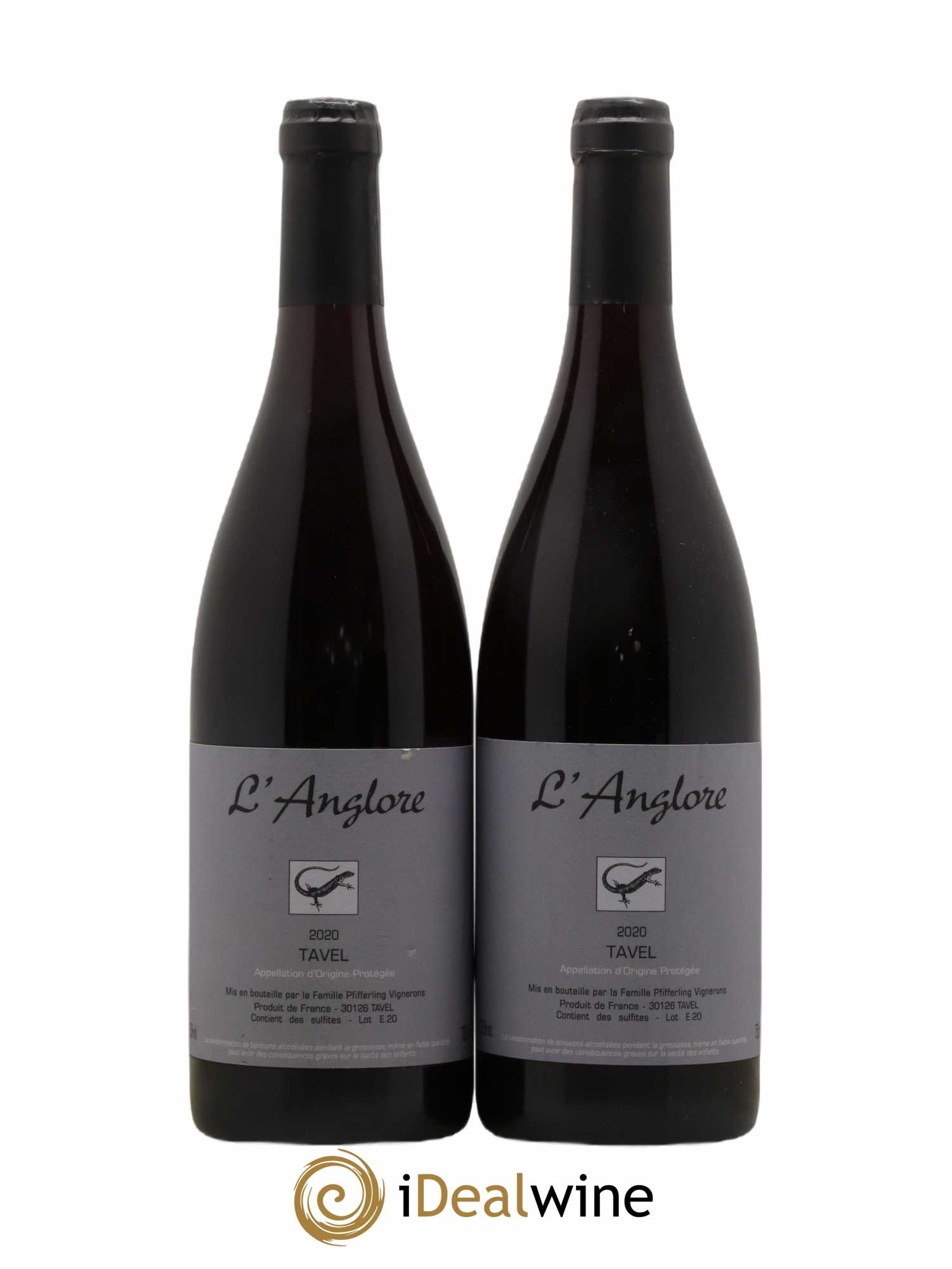 Tavel L'Anglore 2020 - Posten von 2 Flaschen - 0