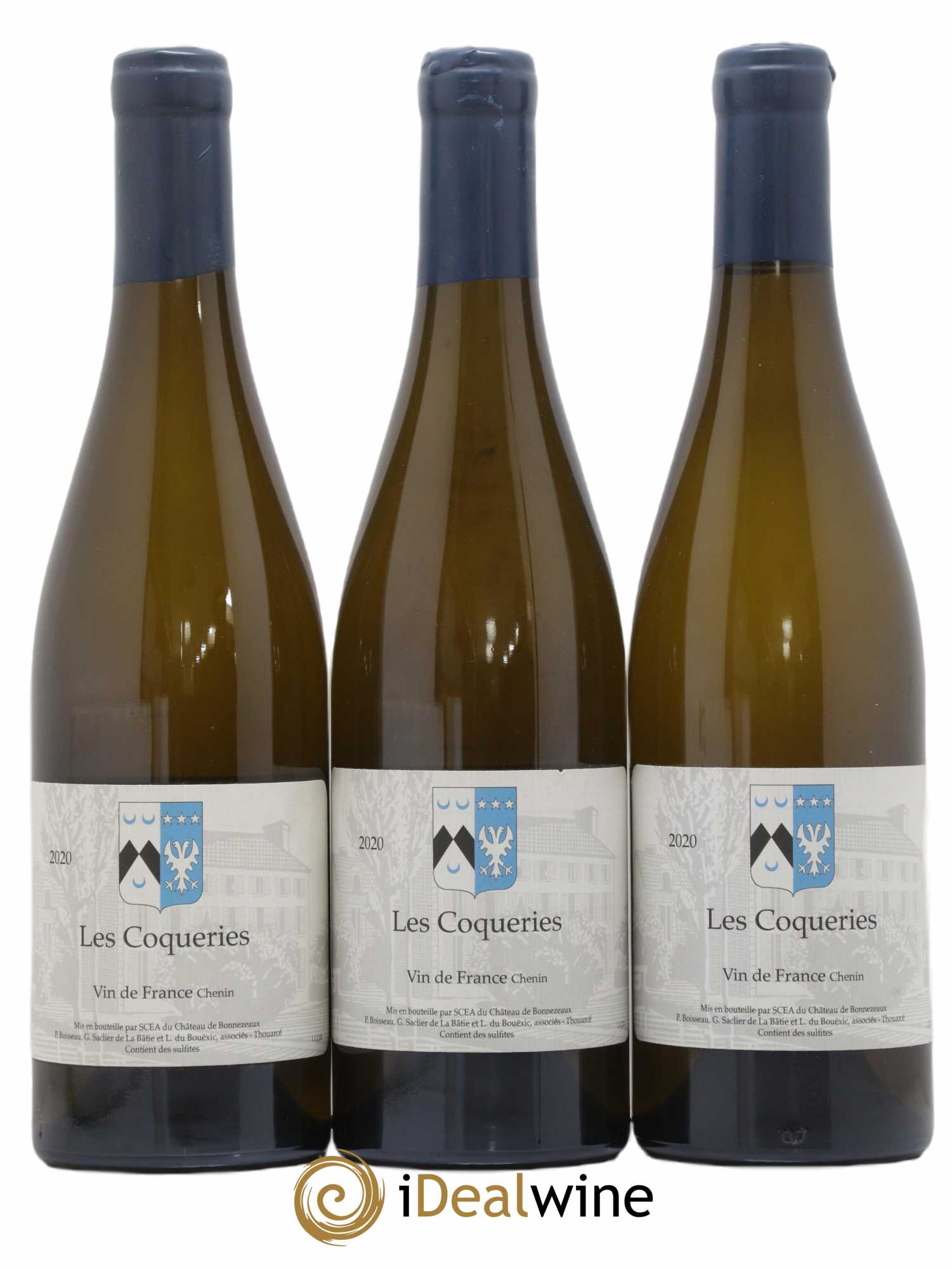 Vin de France Les Coqueries Pierre Boisseau Château de Bonnezeaux 2020 - Posten von 3 Flaschen - 0