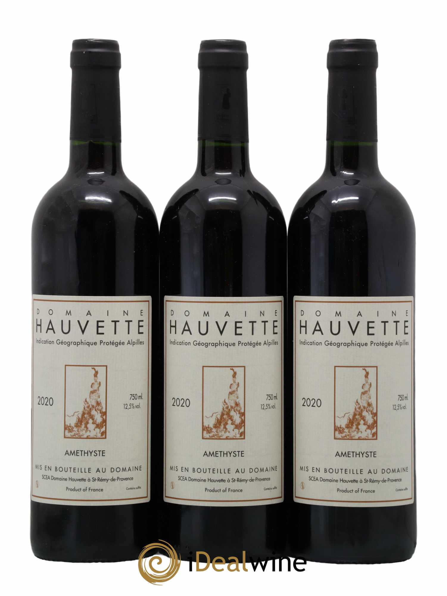 Alpilles Améthyste Hauvette (Domaine) 2020 - Lot de 3 bouteilles - 0