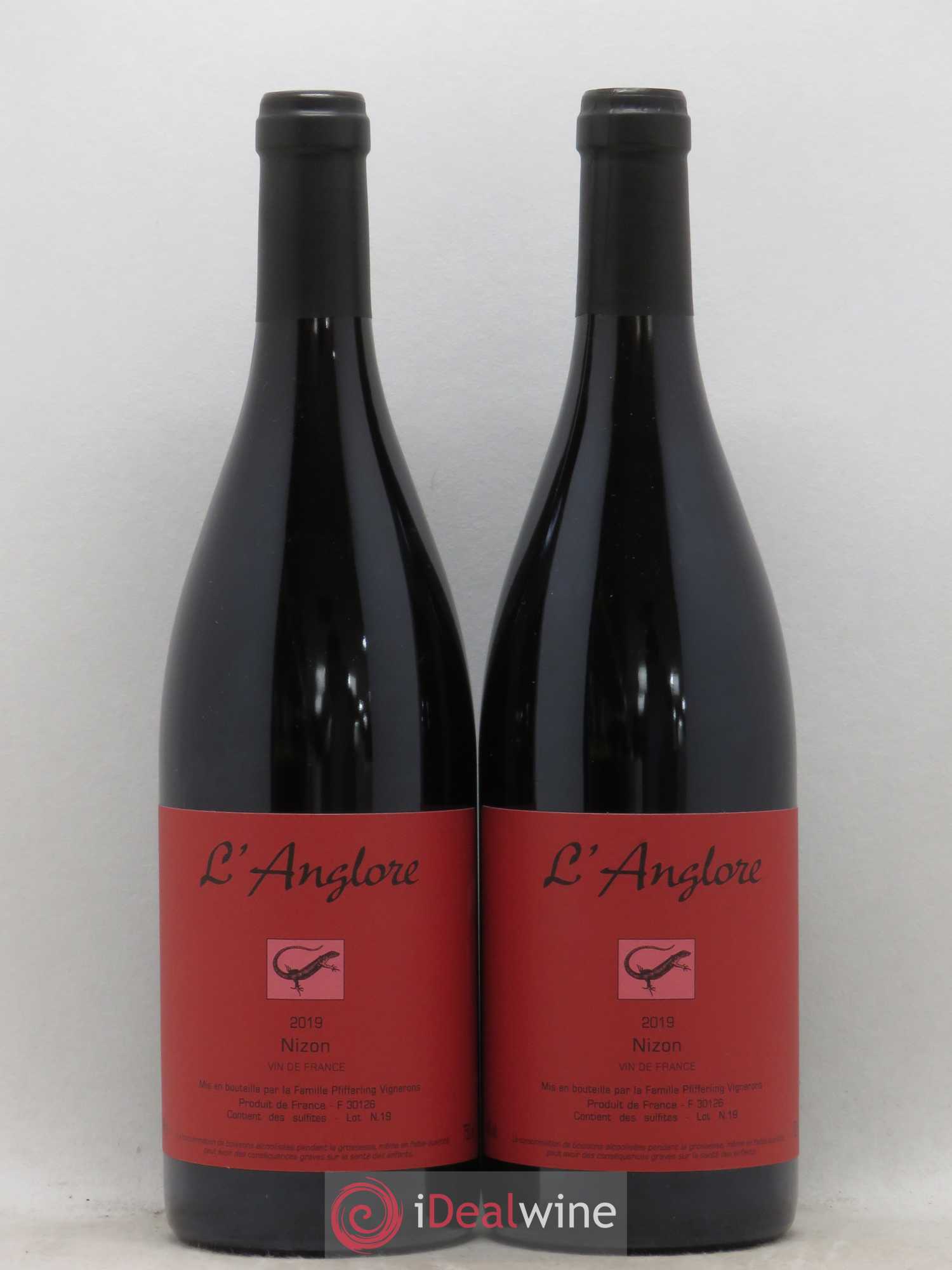 Vin de France Nizon L'Anglore (sans prix de réserve) 2019 - Lot de 2 bouteilles - 0