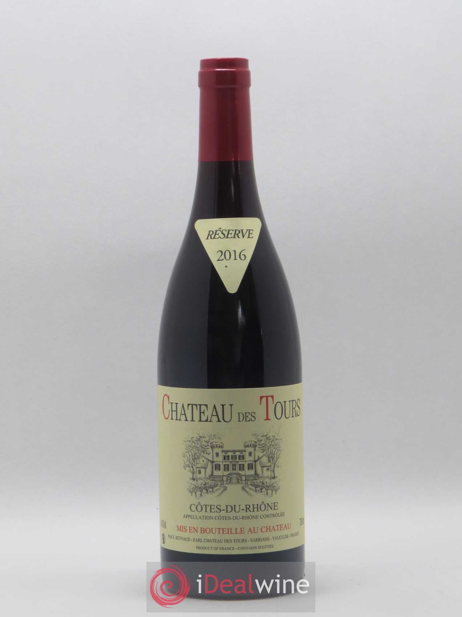Côtes-du-Rhône Château des Tours Emmanuel Reynaud 2016 - Lot de 1 bouteille - 0