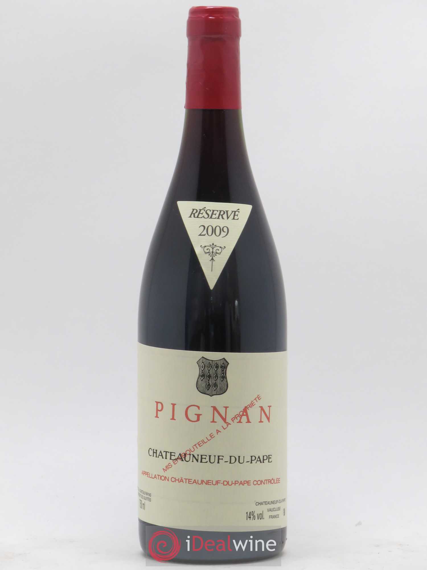 Châteauneuf-du-Pape Pignan Emmanuel Reynaud 2009 - Lot de 1 bouteille - 0