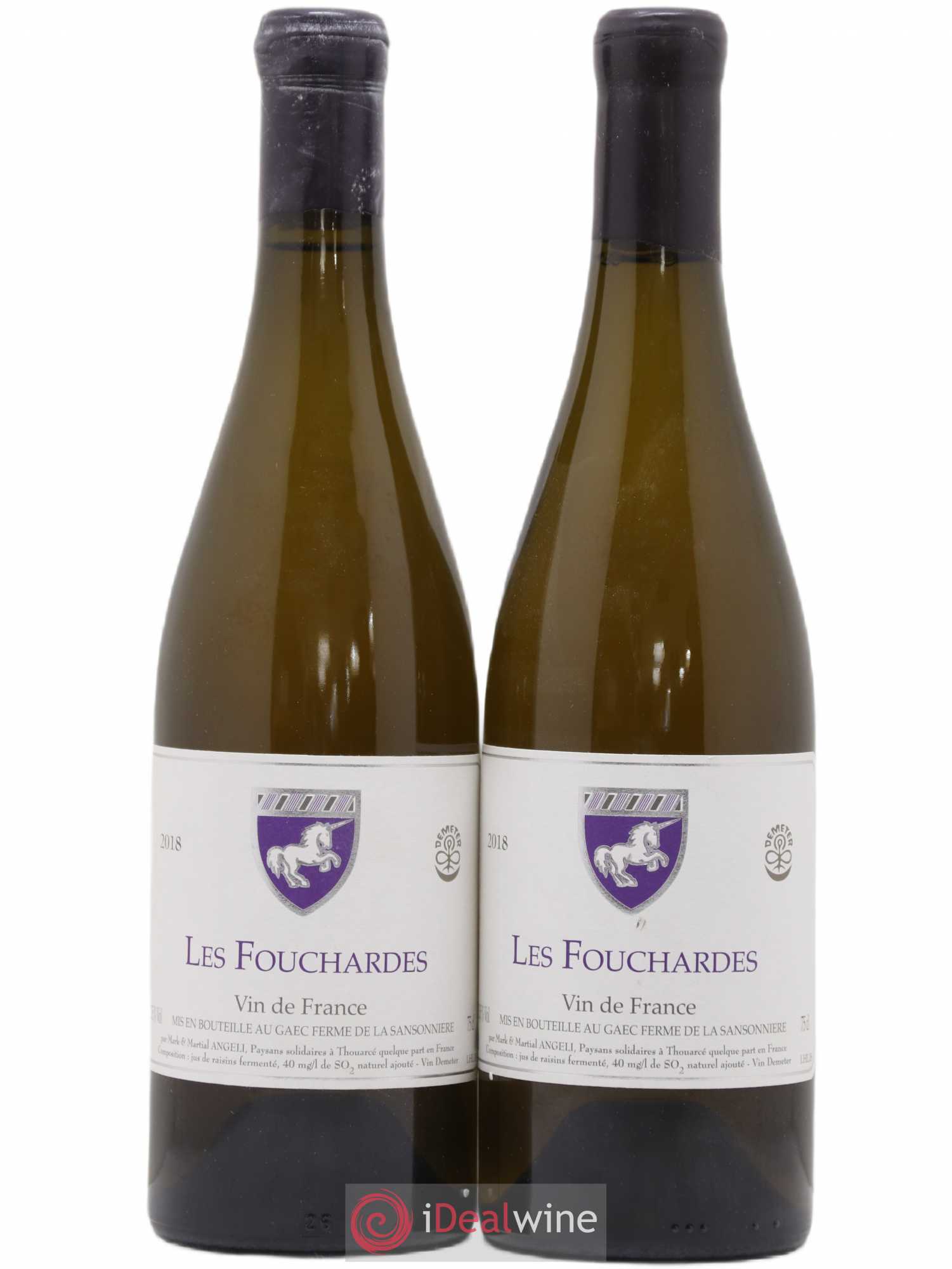 Vin de France Les Fouchardes Mark Angeli (Domaine) - Ferme de la Sansonnière 2018 - Lot de 2 bouteilles - 0