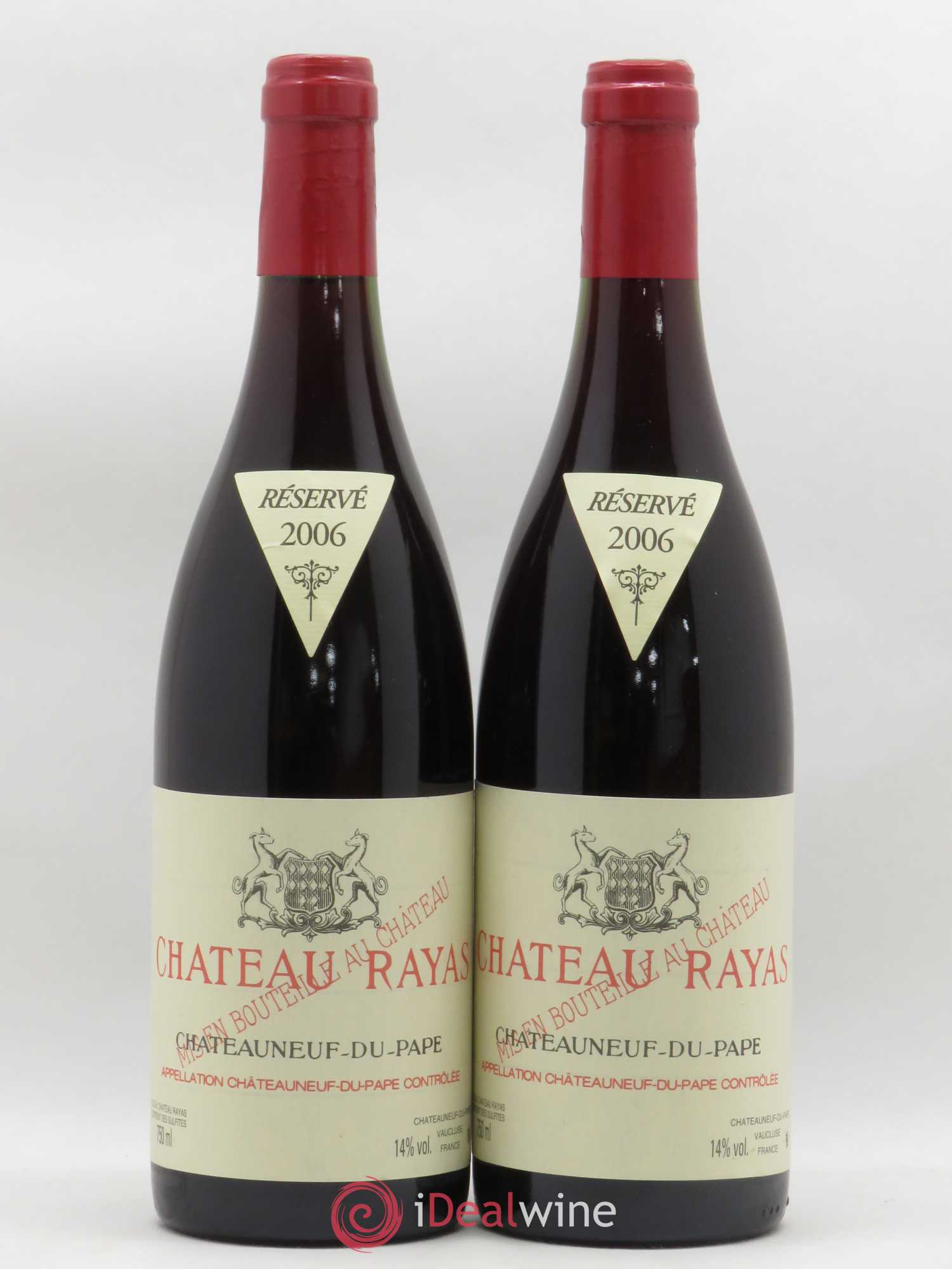 Châteauneuf-du-Pape Château Rayas Emmanuel Reynaud 2006 - Lot de 2 bouteilles - 0