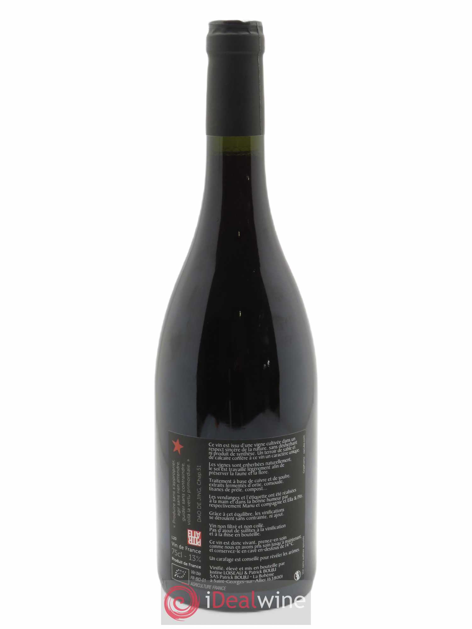 Vin de France Cailloux Patrick Bouju - La Bohème 2020 - Lot of 1 bottle - 1