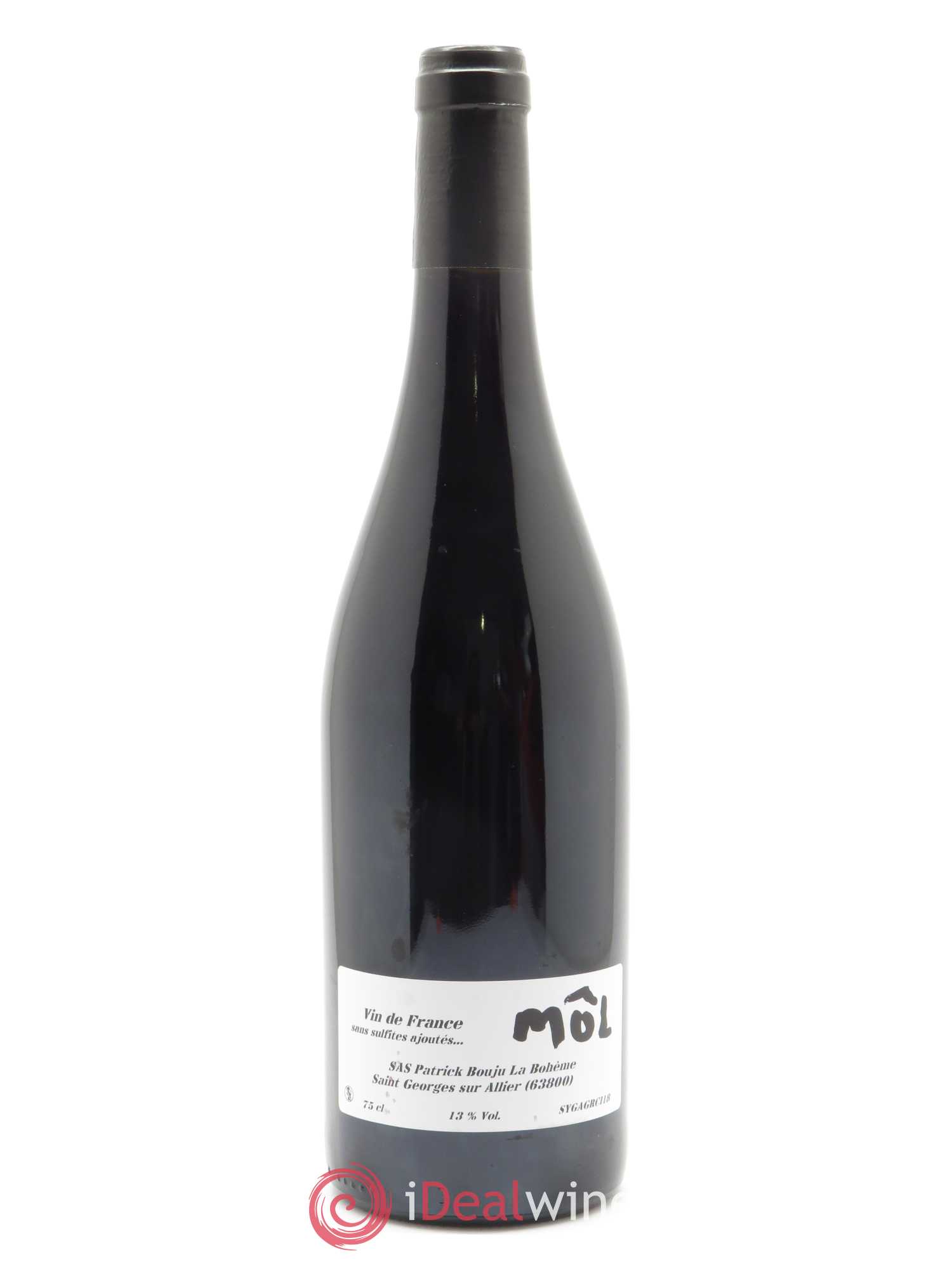 Vin de France Môl Patrick Bouju - La Bohème 2018 - Lot de 1 bouteille - 1
