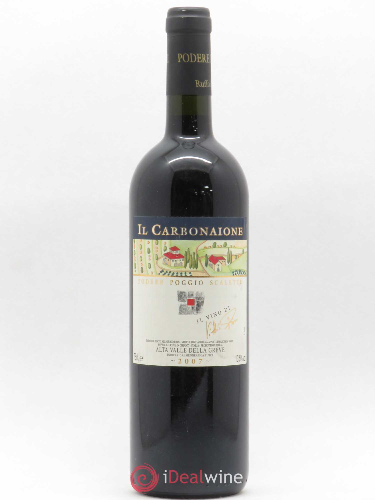 Toscana IGT Podere Poggio Scalette Il Carbonaione 2007 - Lot de 1 bouteille - 0