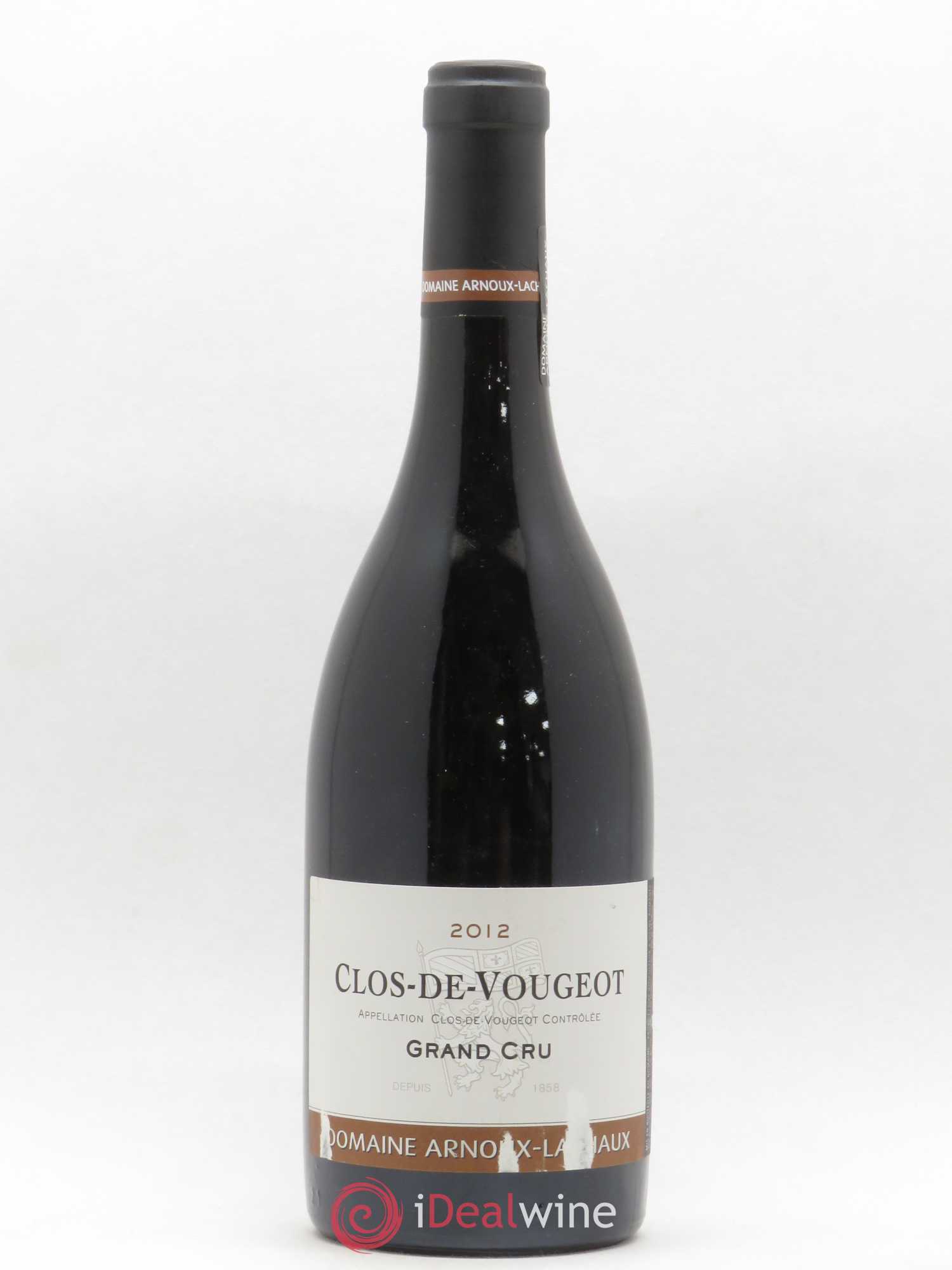 Clos de Vougeot Grand Cru Arnoux-Lachaux (Domaine) 2012 - Lot de 1 bouteille - 0