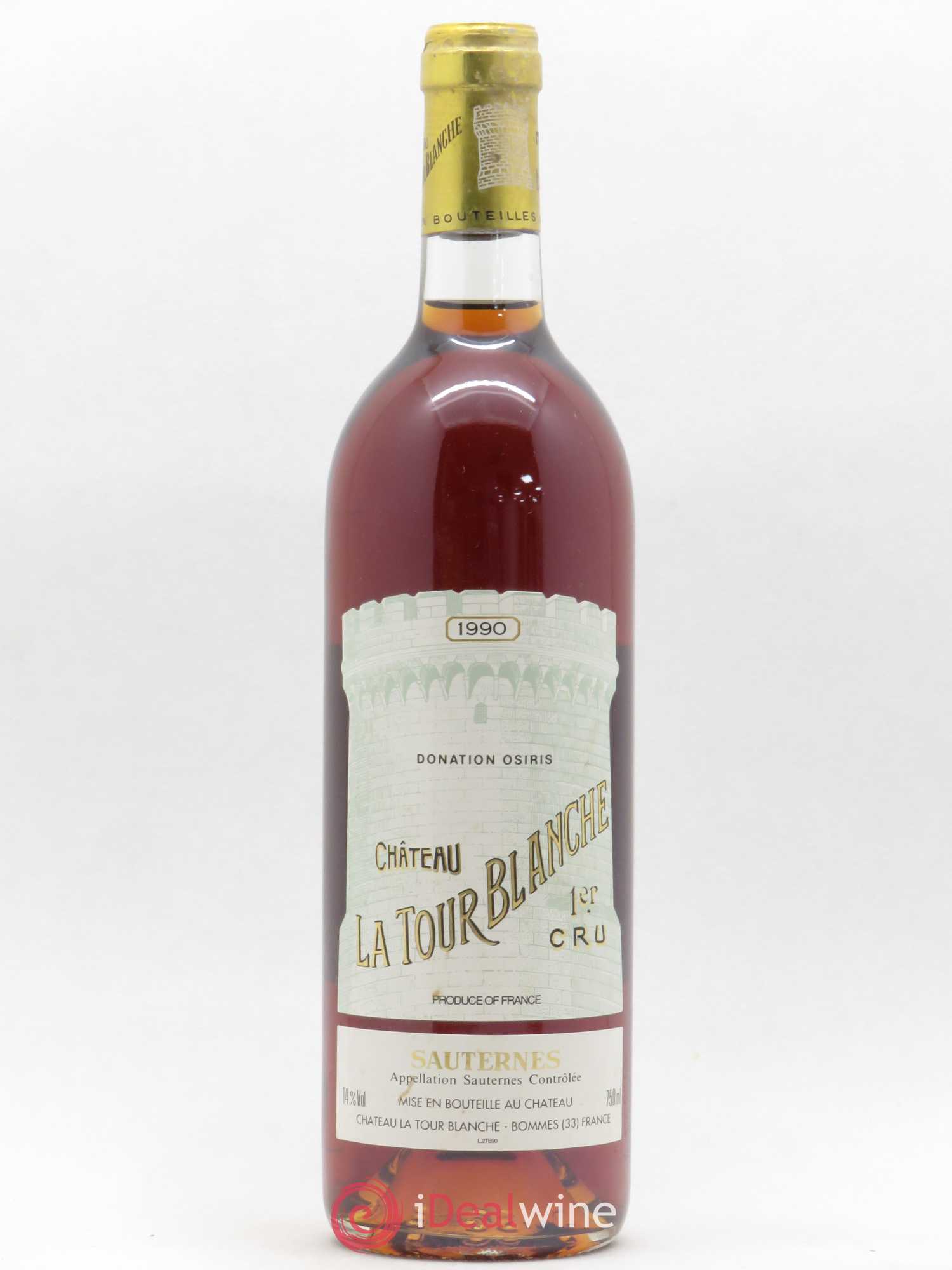 Château la Tour Blanche 1er Grand Cru Classé 1990 - Lotto di 1 bottiglia - 0