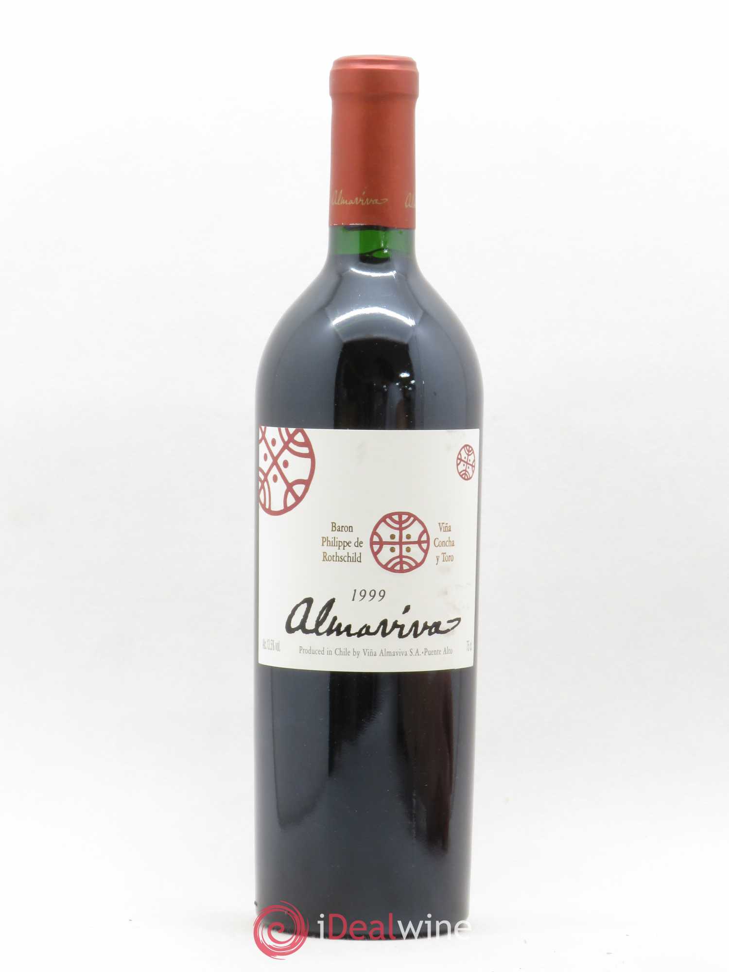 Chili Almaviva Baron P. de Rothschild Concha y Toro 1999 - Lot de 1 bouteille - 0
