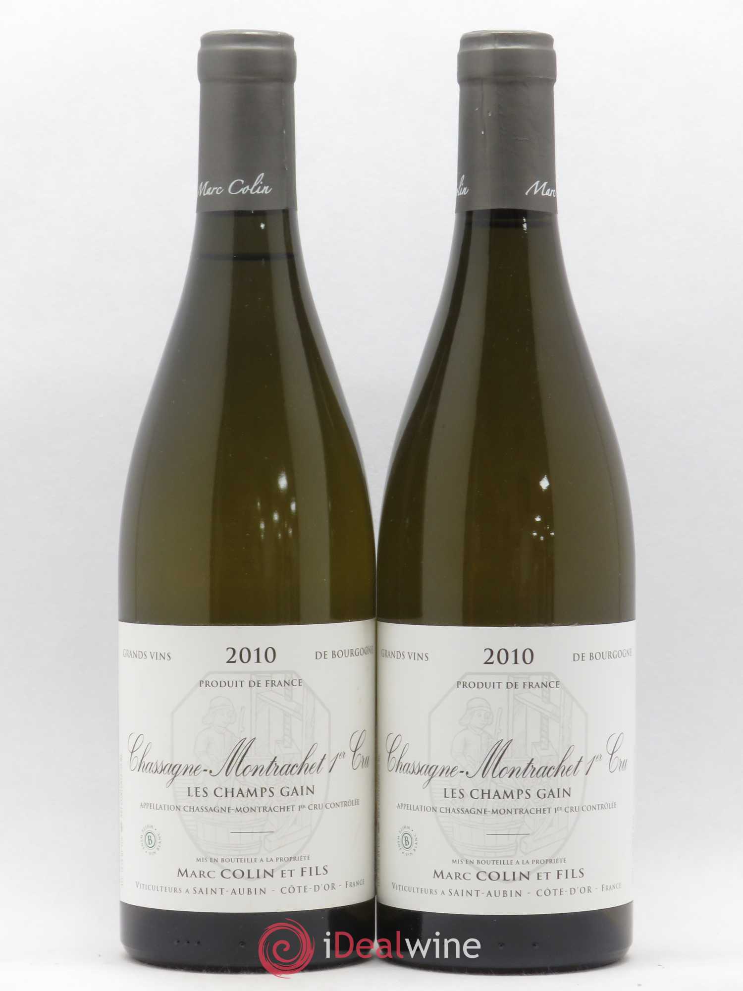 Chassagne-Montrachet 1er Cru Les Champs Gain Domaine Marc Colin 2010 - Posten von 2 Flaschen - 0