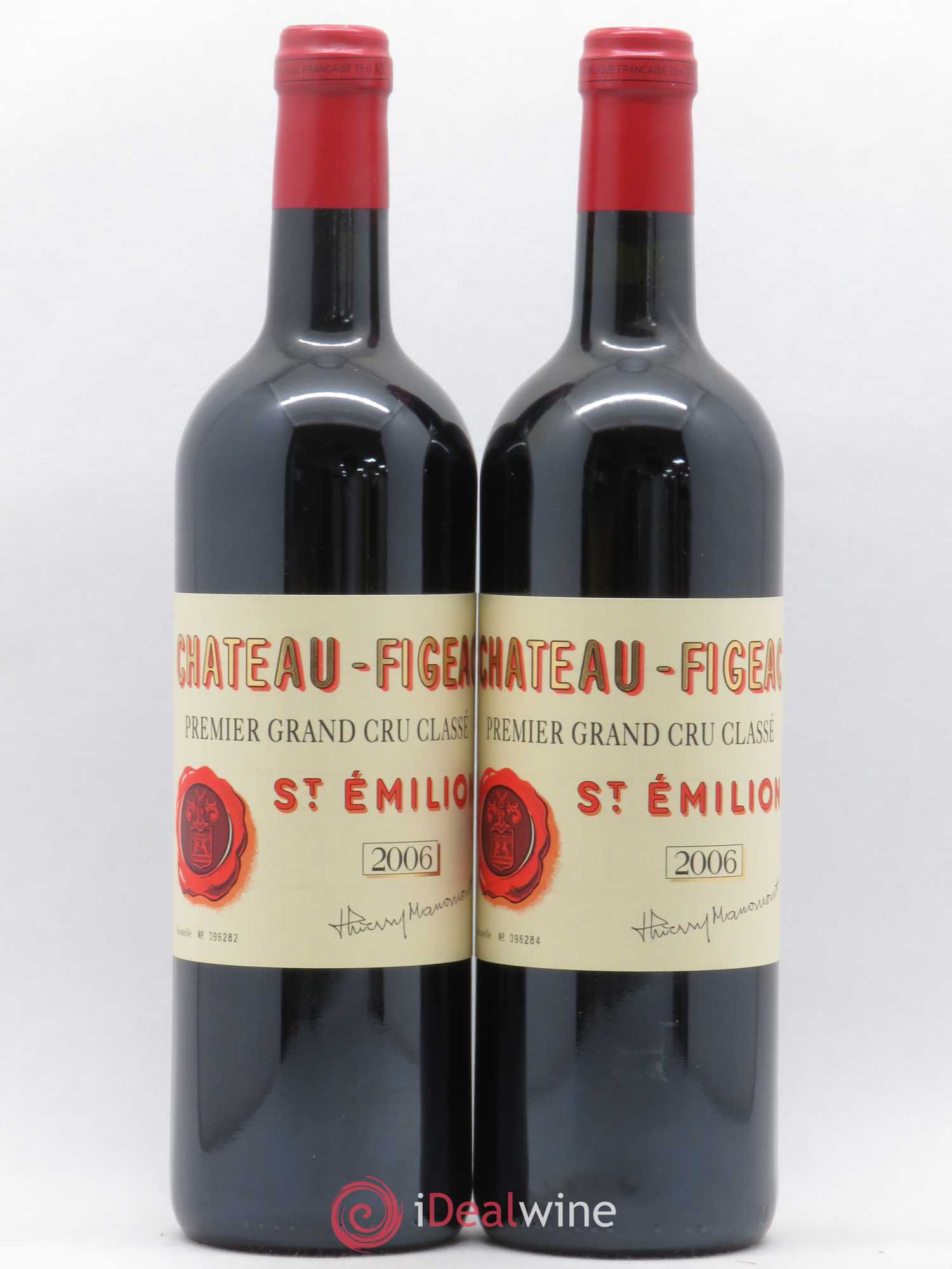 Château Figeac 1er Grand Cru Classé A 2006 - Lot de 2 bouteilles - 0