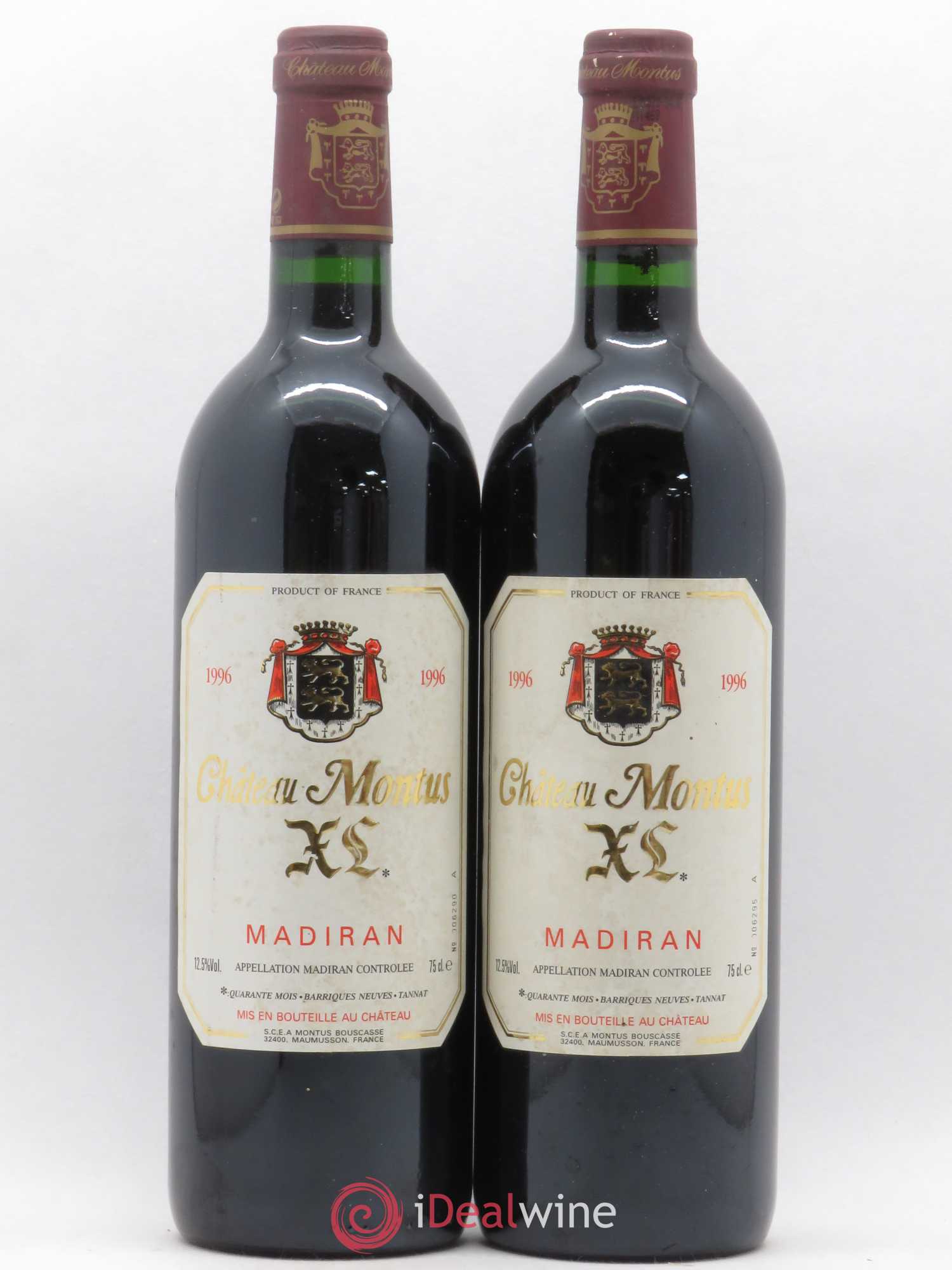 Madiran Montus-XL Alain Brumont 1996 - Lot de 2 bouteilles - 0