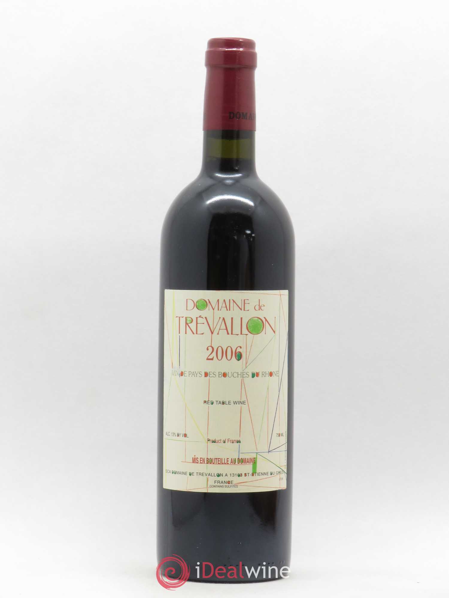 VDP Bouches du Rhône Trévallon (Domaine de) Eloi Dürrbach 2006 - Lot de 1 bouteille - 0