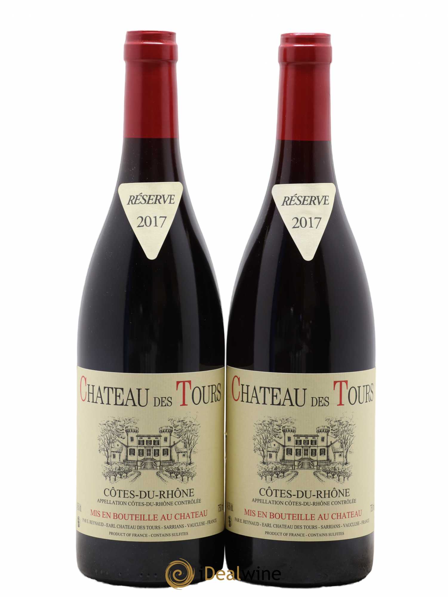 Côtes-du-Rhône Château des Tours Emmanuel Reynaud 2017 - Lotto di 2 bottiglie - 0