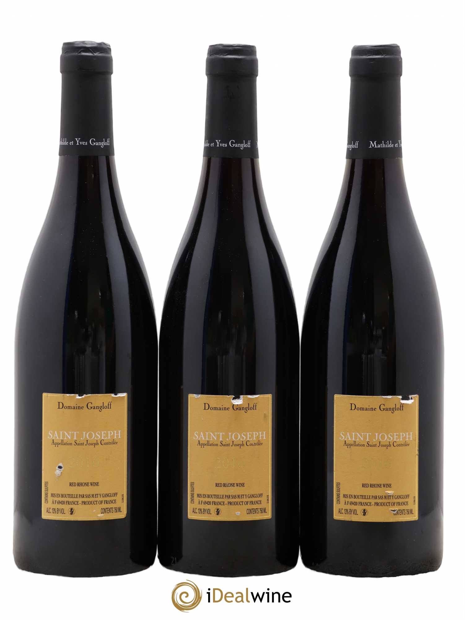 Saint-Joseph Gangloff (Domaine) 2016 - Lot de 3 bouteilles - 1