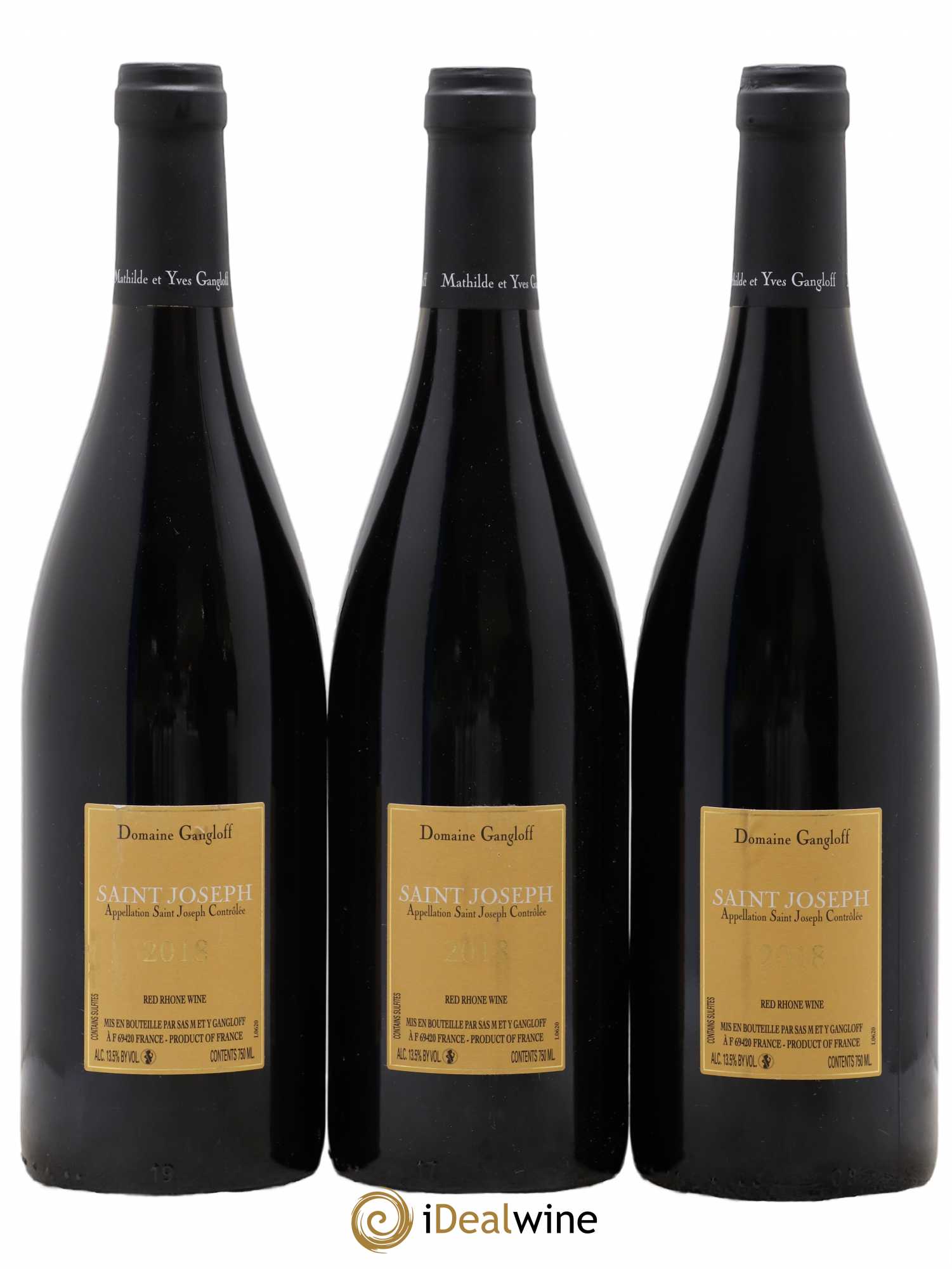 Saint-Joseph Gangloff (Domaine) 2018 - Lot de 3 bouteilles - 1