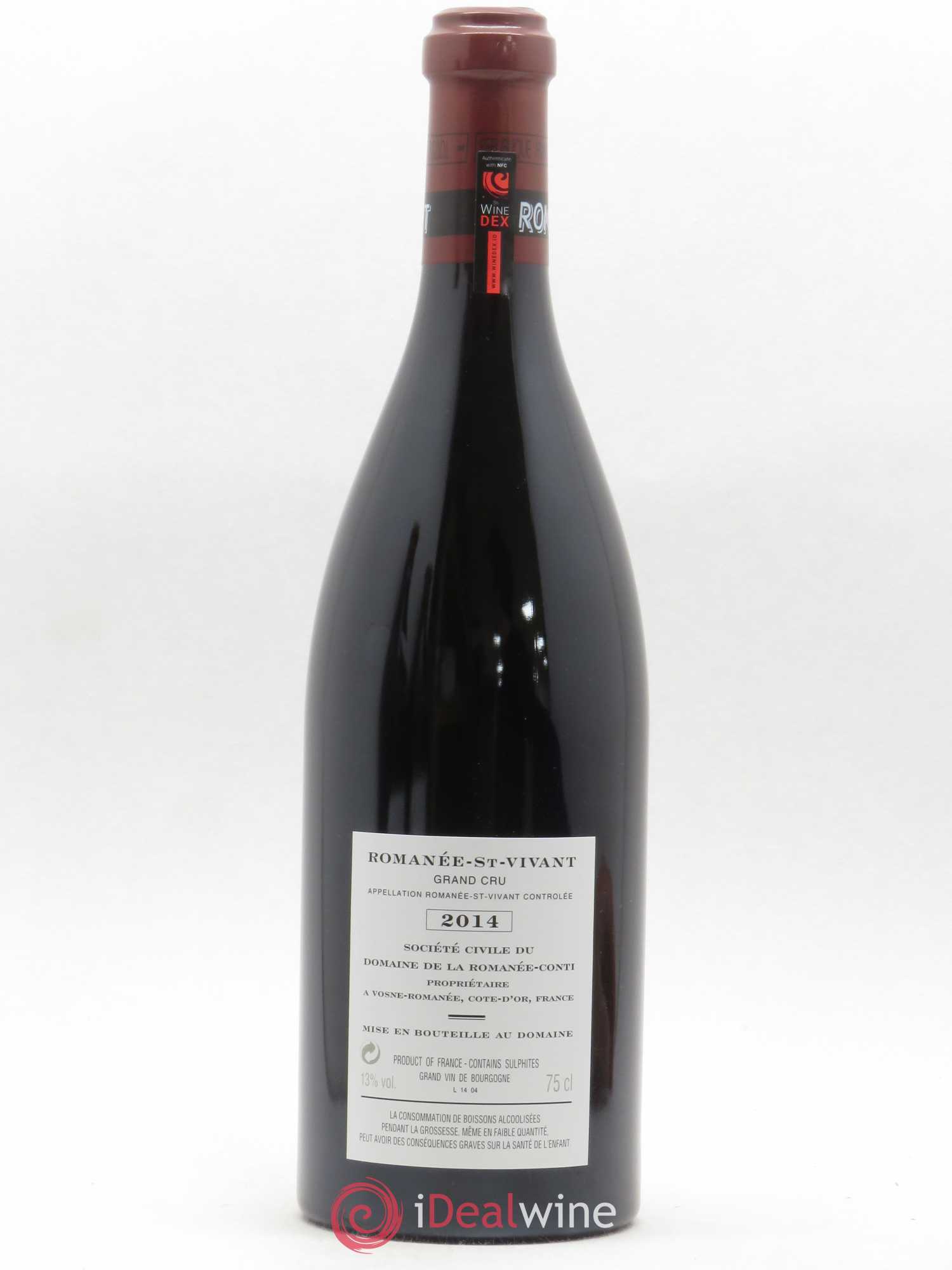 Romanée-Saint-Vivant Grand Cru Domaine de la Romanée-Conti 2014 - Lot de 1 bouteille - 1