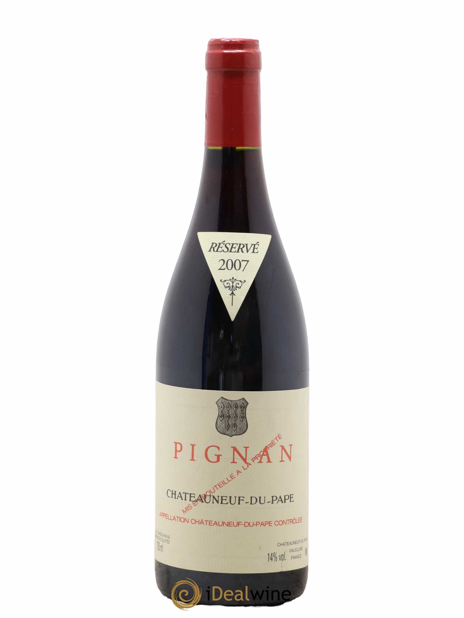 Châteauneuf-du-Pape Domaine de Pignan 2007 - Lot de 1 bouteille - 0