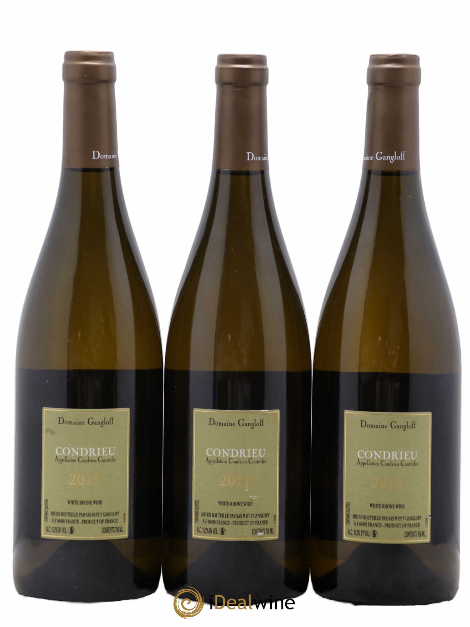 Condrieu Domaine Gangloff (Domaine) 2019 - Lot de 3 bouteilles - 1