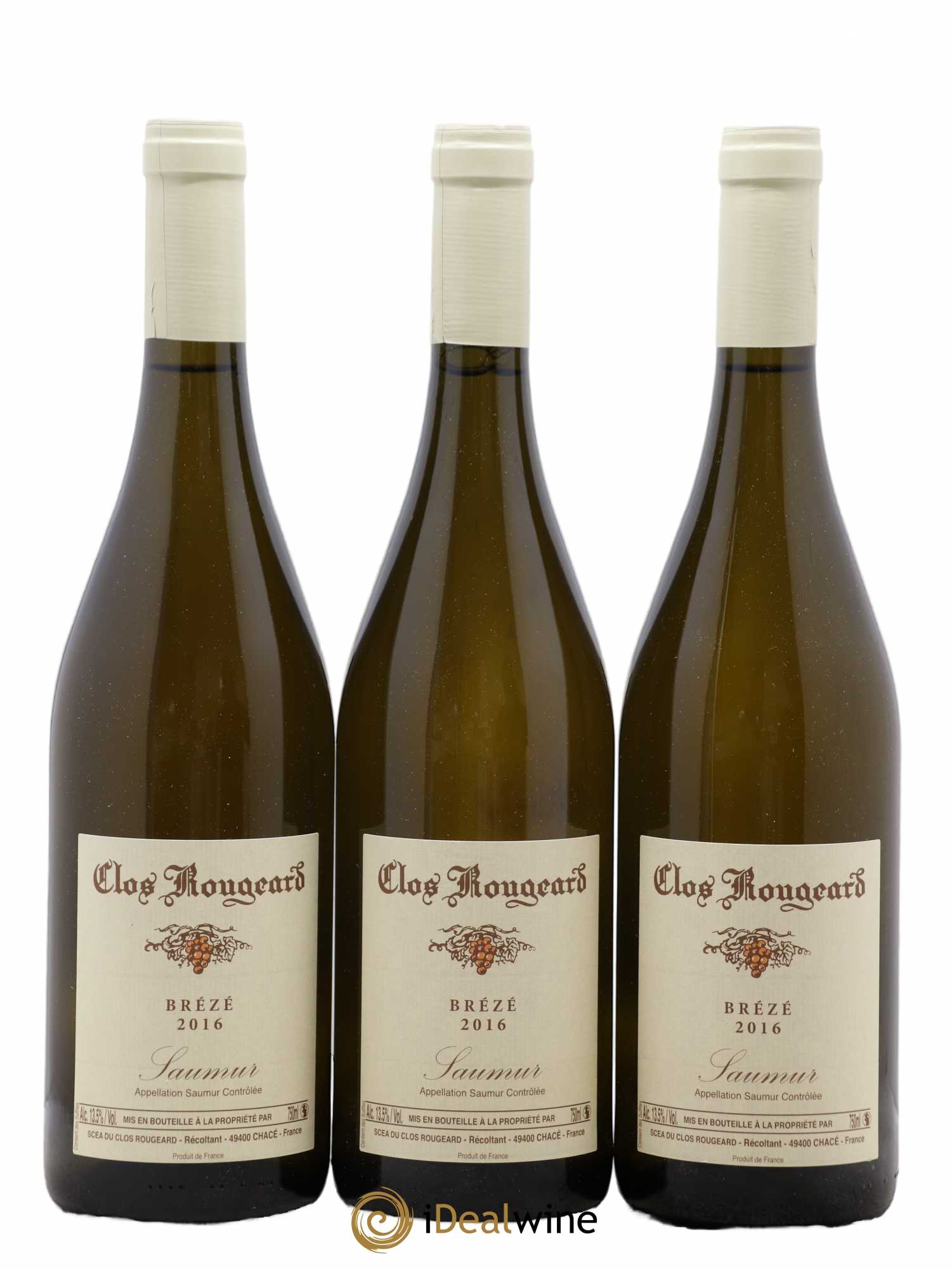 Saumur Brézé Clos Rougeard 2016 - Lot de 3 bouteilles - 0