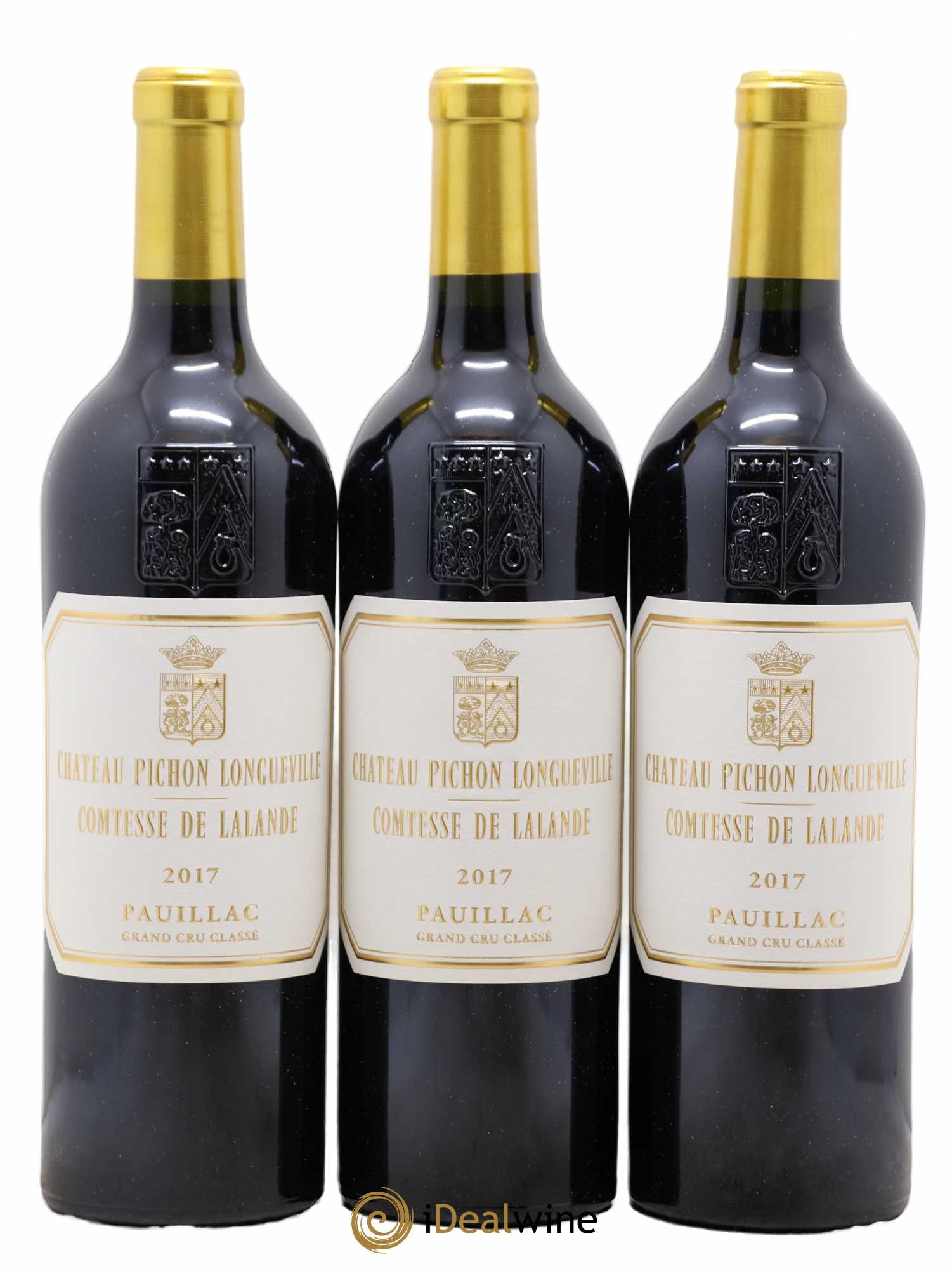 Château Pichon Longueville Comtesse de Lalande 2ème Grand Cru Classé 2017 - Lot de 3 bouteilles - 0