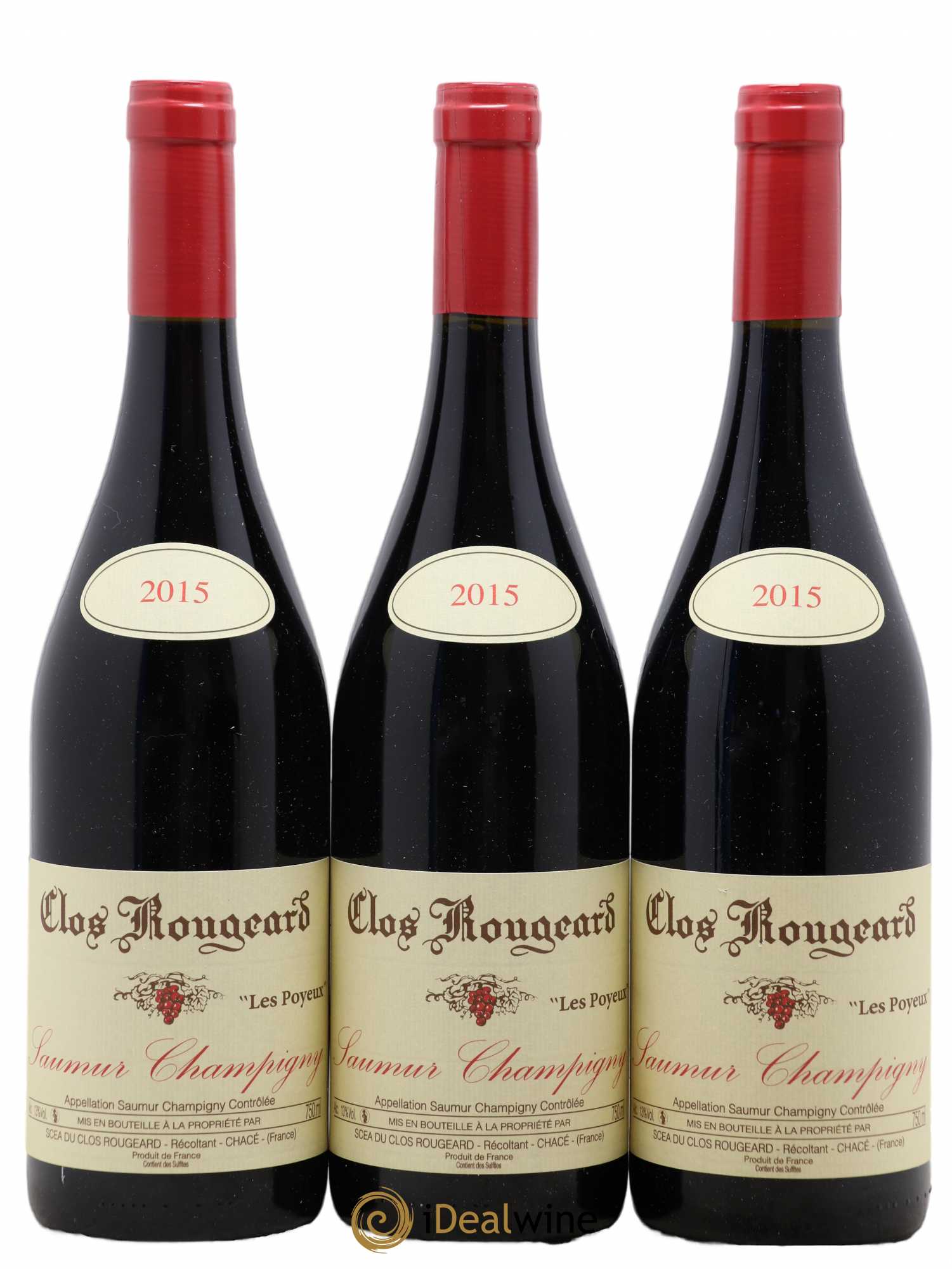 Saumur-Champigny Les Poyeux Clos Rougeard 2015 - Lot de 3 bouteilles - 0