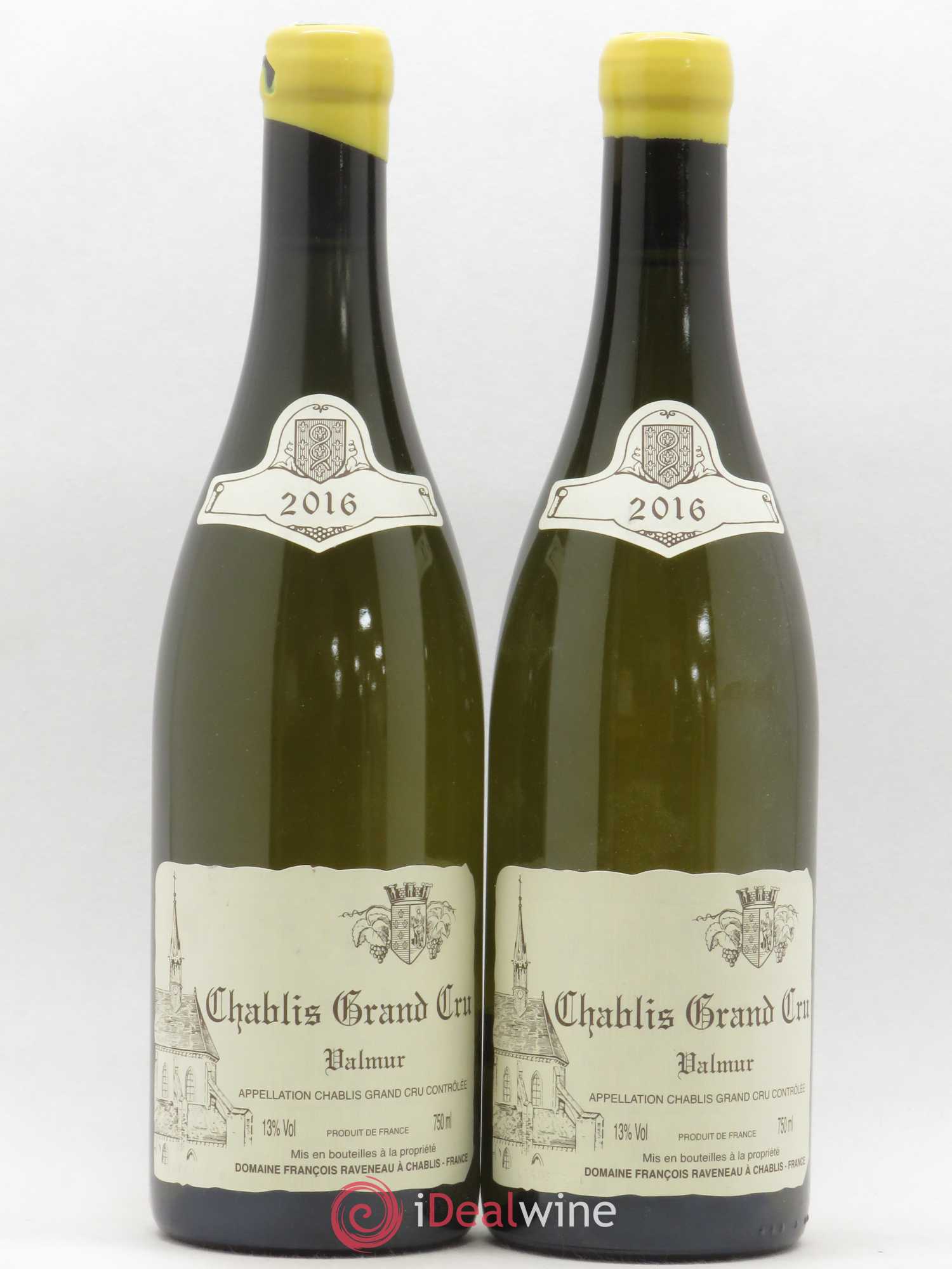 Chablis Grand Cru Valmur Raveneau (Domaine) 2016 - Lot de 2 bouteilles - 0