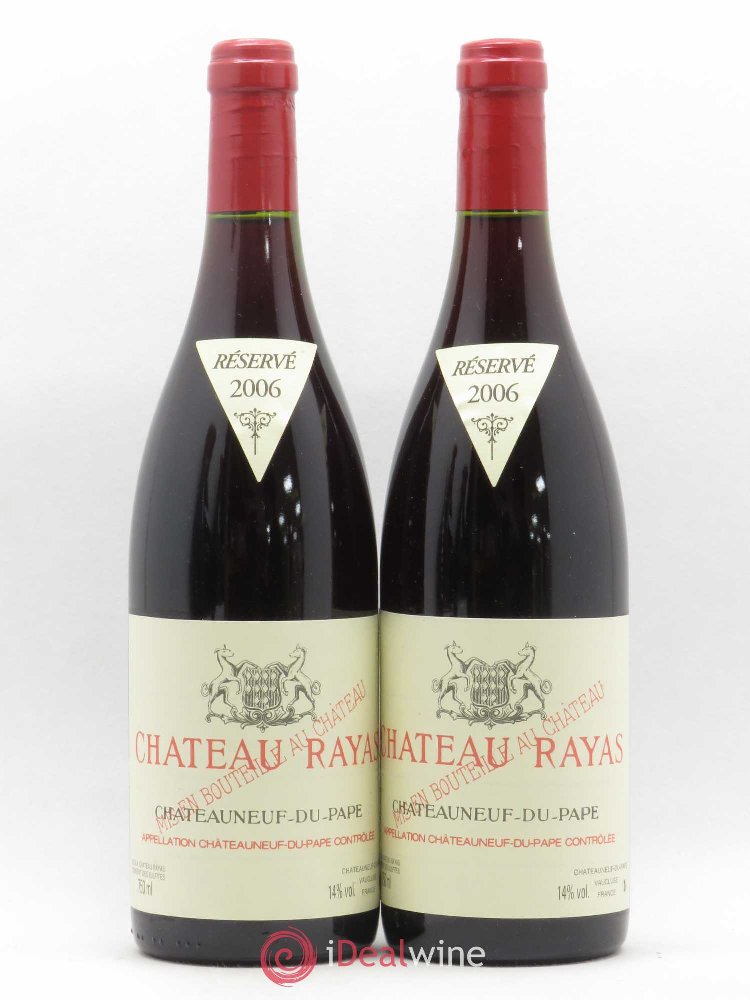 Châteauneuf-du-Pape Château Rayas Emmanuel Reynaud 2006 - Lot de 2 bouteilles - 0