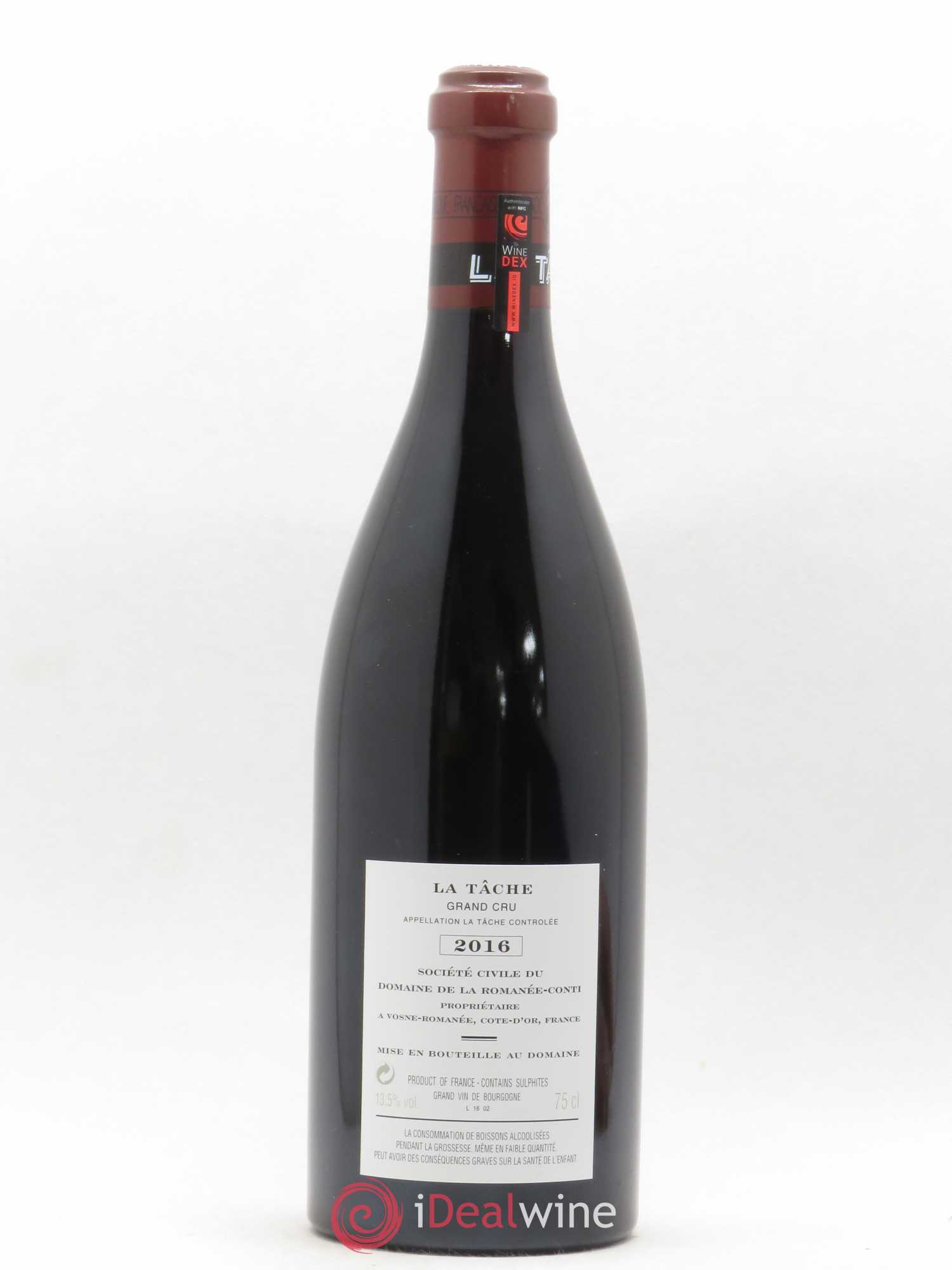La Tâche Grand Cru Domaine de la Romanée-Conti 2016 - Posten von 1 Flasche - 1