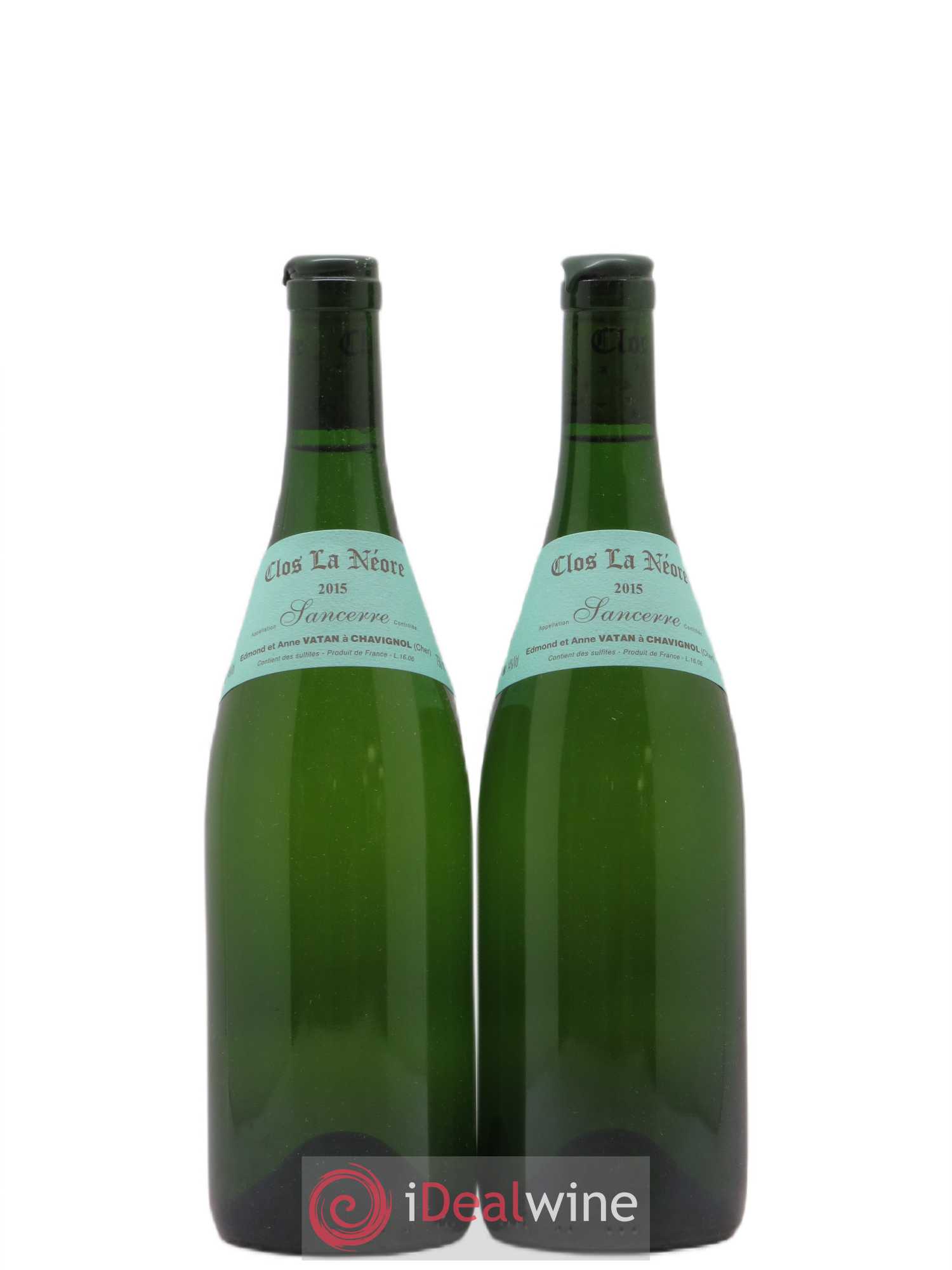 Sancerre Clos la Neore Edmond Vatan 2015 - Lot de 2 bouteilles - 0