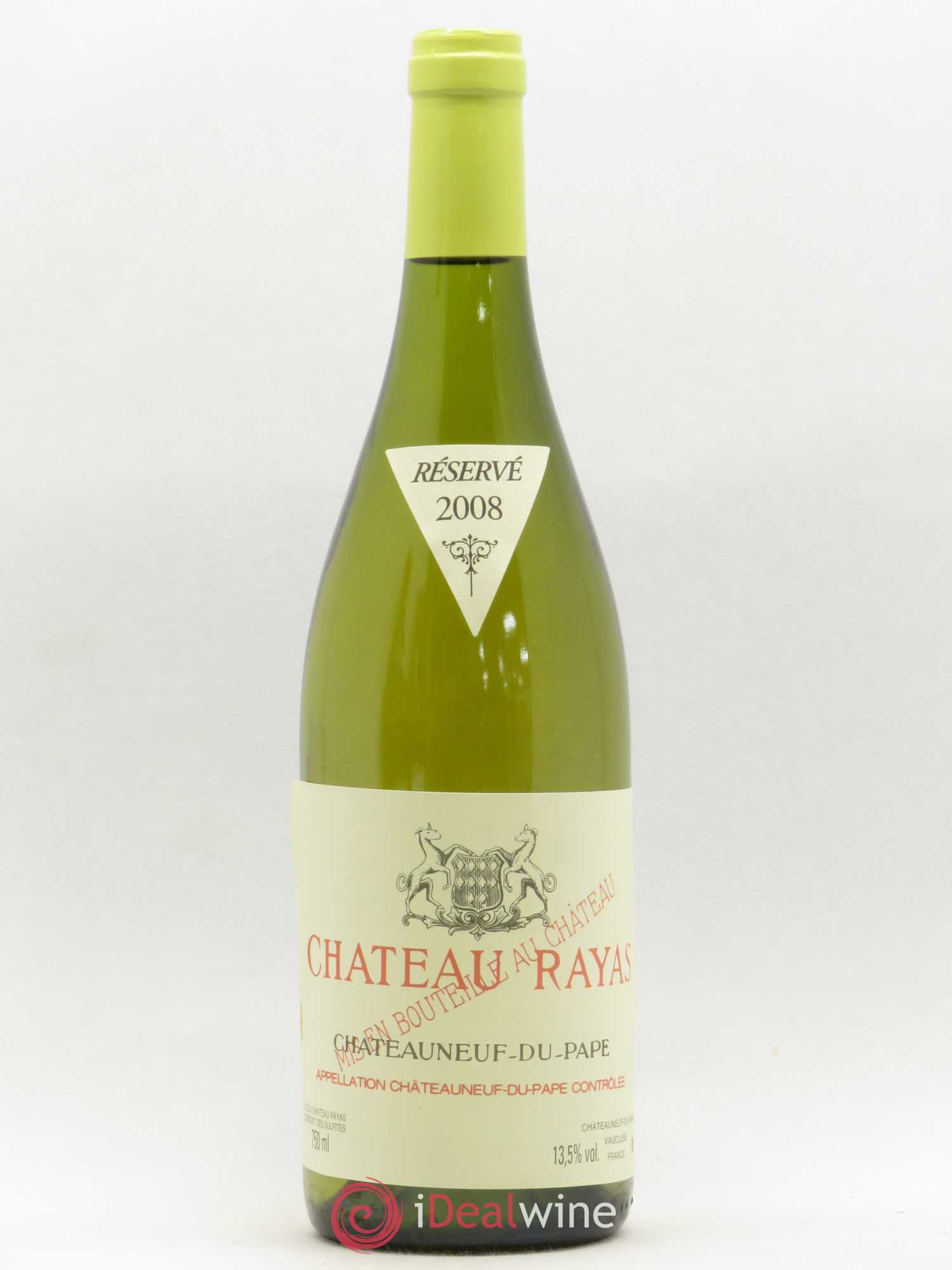 Châteauneuf-du-Pape Château Rayas Emmanuel Reynaud 2008 - Lot de 1 bouteille - 0