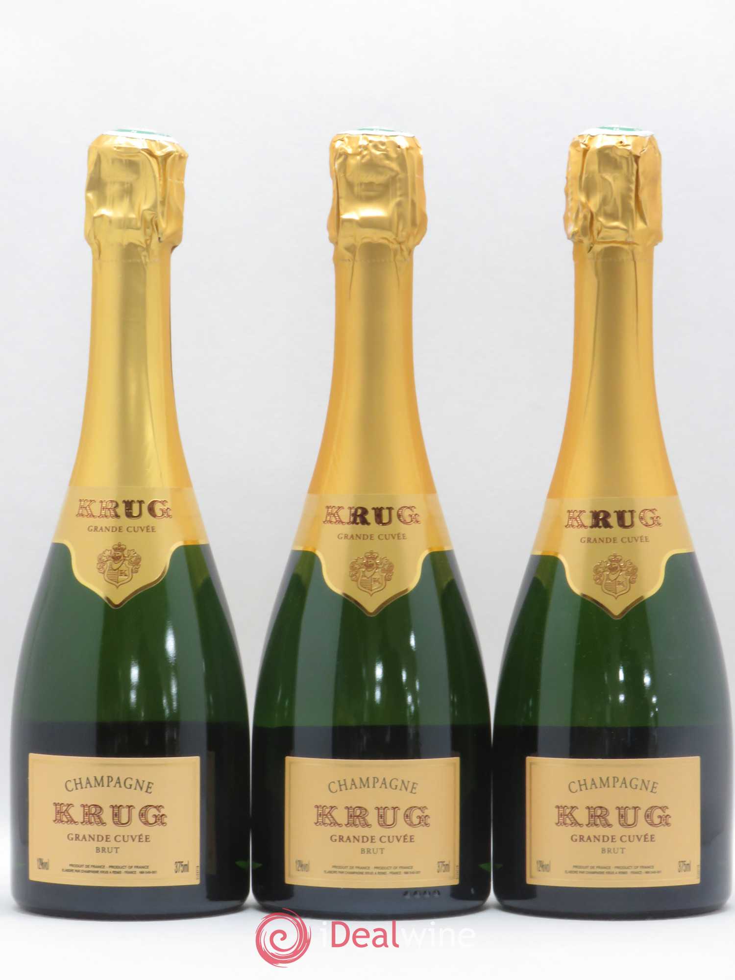 Grande Cuvée Brut Krug - Lot de 3 demi bouteilles - 0
