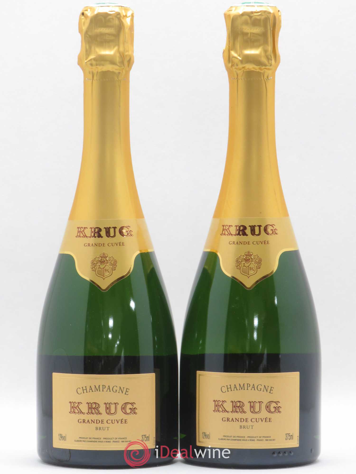 Grande Cuvée Brut Krug - Lot de 2 demi bouteilles - 0