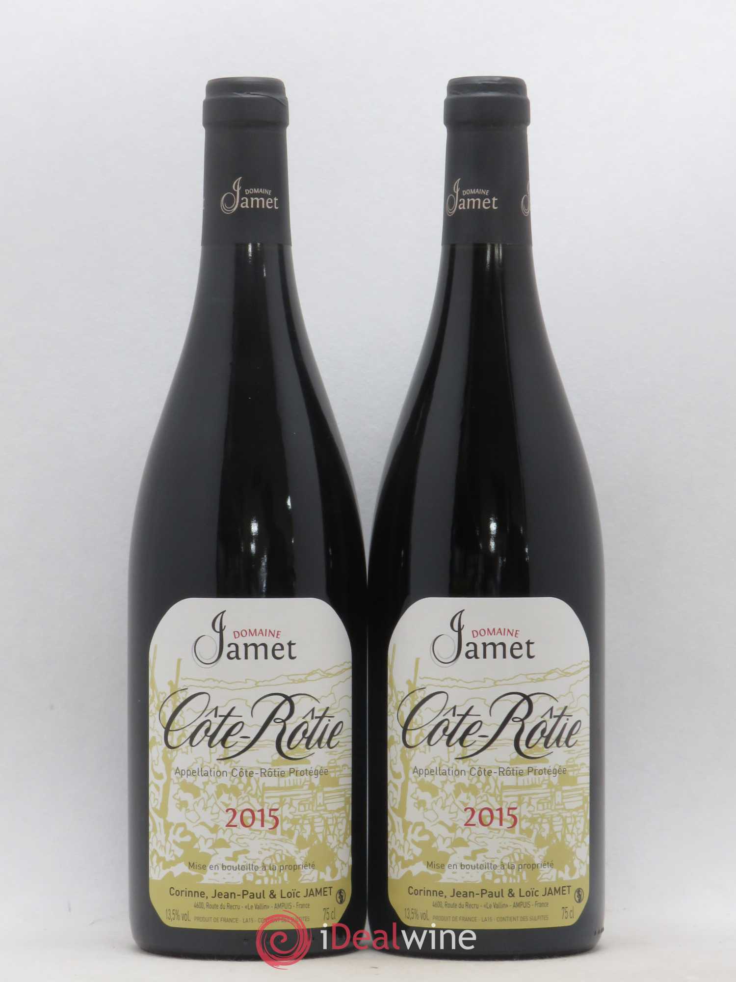 Côte-Rôtie Jamet (Domaine) 2015 - Lot de 2 bouteilles - 0