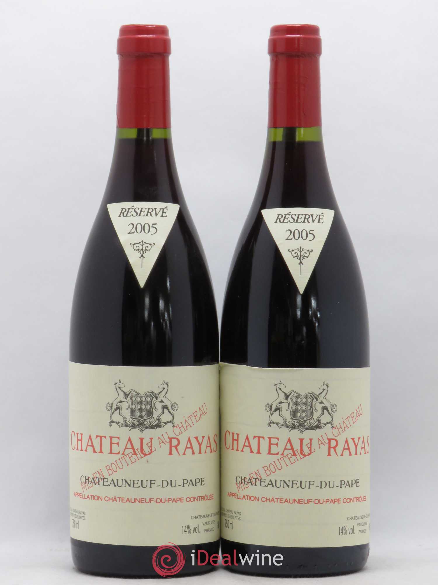 Châteauneuf-du-Pape Château Rayas Emmanuel Reynaud 2005 - Lot de 2 bouteilles - 0