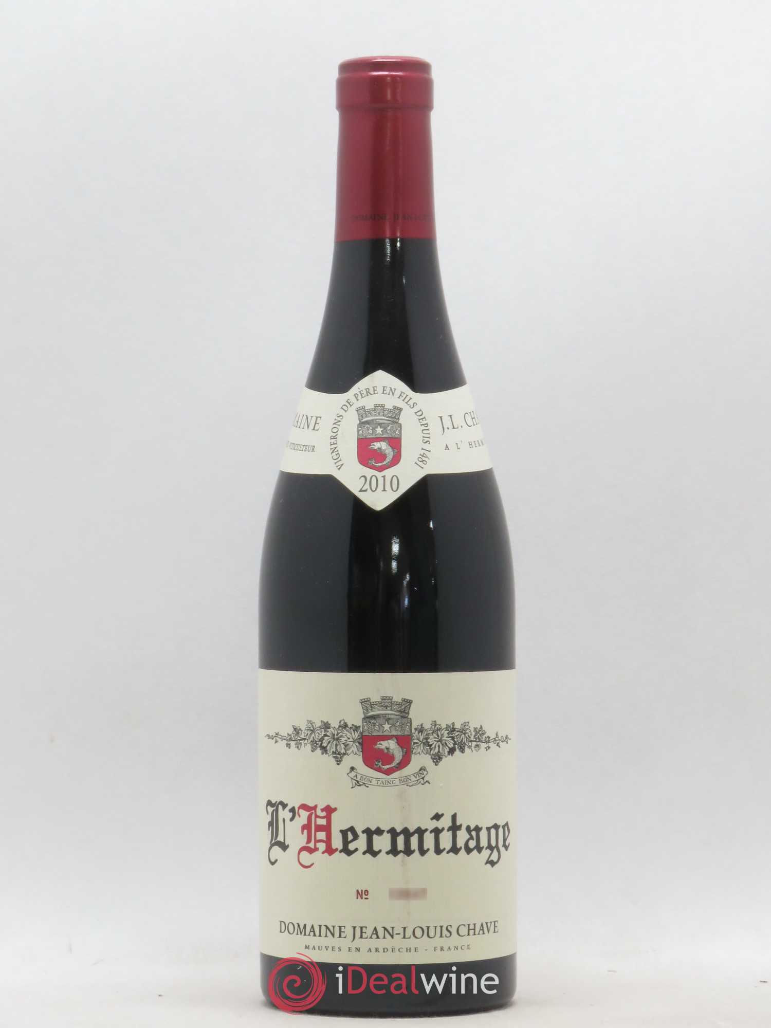 Hermitage Jean-Louis Chave 2010 - Lot de 1 bouteille - 0
