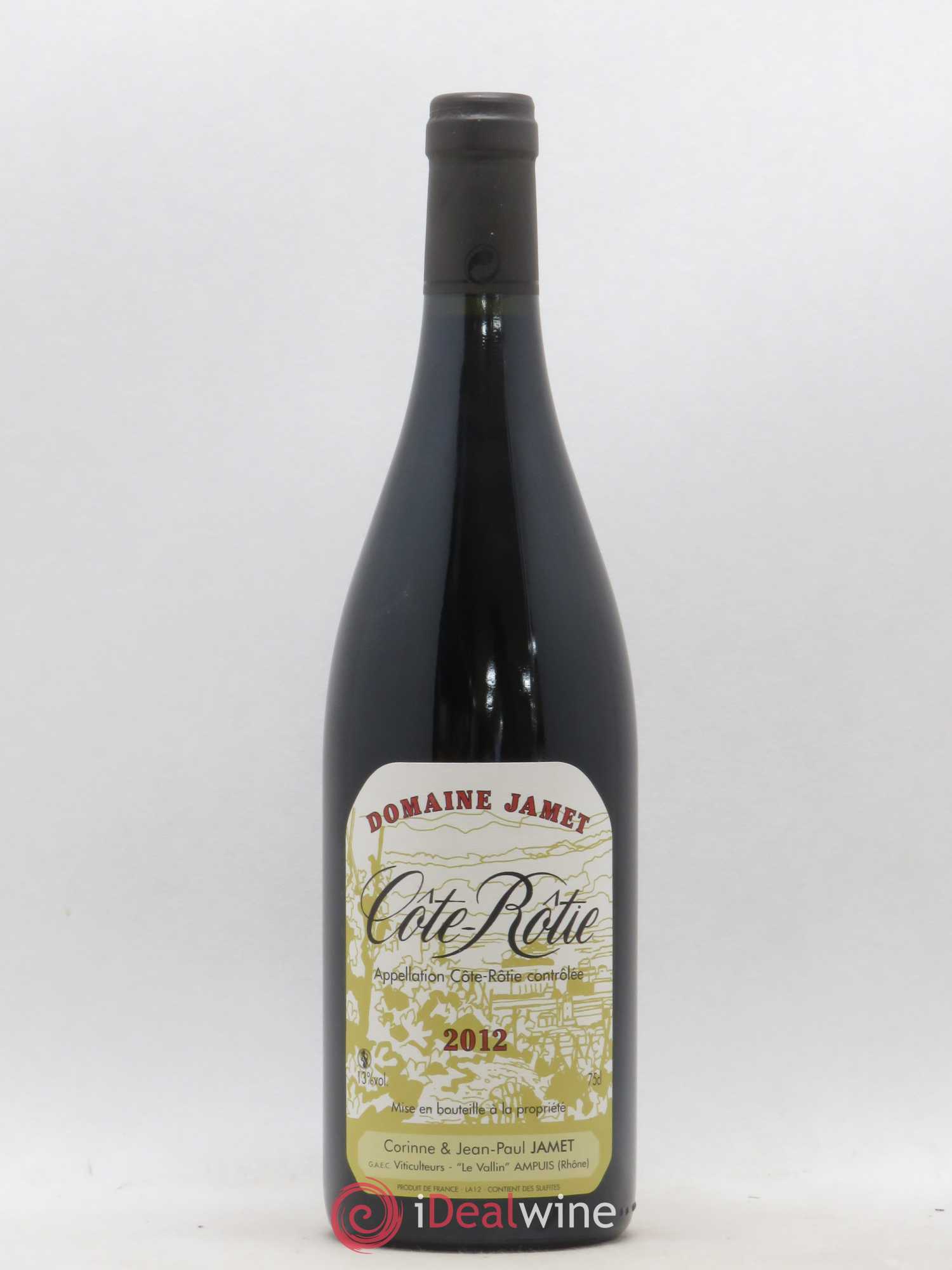 Côte-Rôtie Jamet (Domaine) 2012 - Lot de 1 bouteille - 0