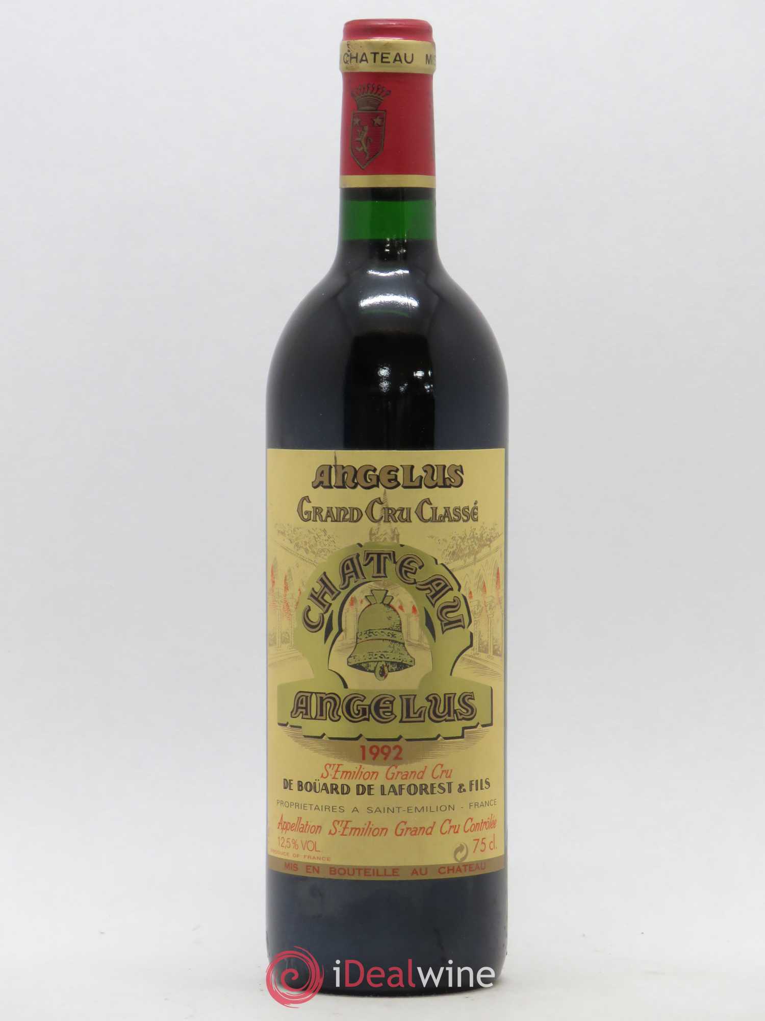 Château Angélus 1er Grand Cru Classé A 1992 - Lot de 1 bouteille - 0