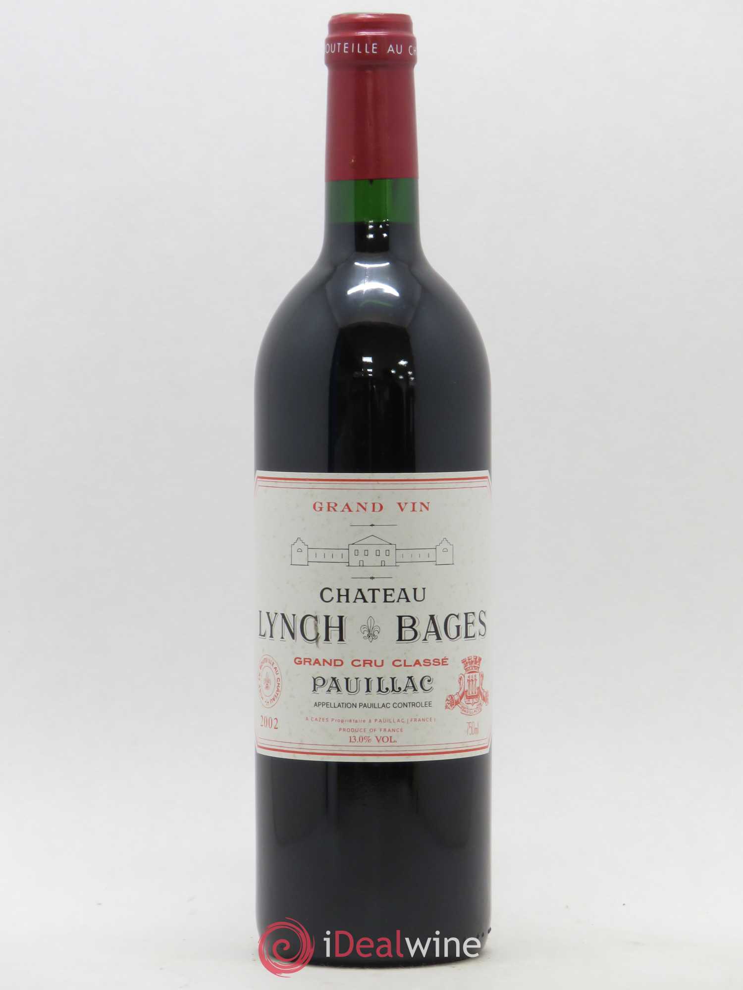 Château Lynch Bages 5ème Grand Cru Classé 2002 - Lot de 1 bouteille - 0