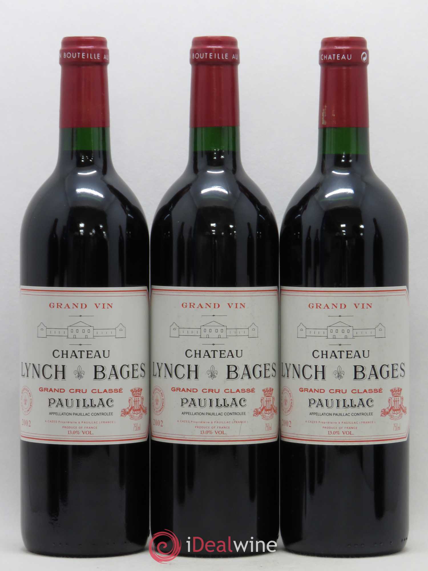 Château Lynch Bages 5ème Grand Cru Classé 2002 - Lot de 6 bouteilles - 2