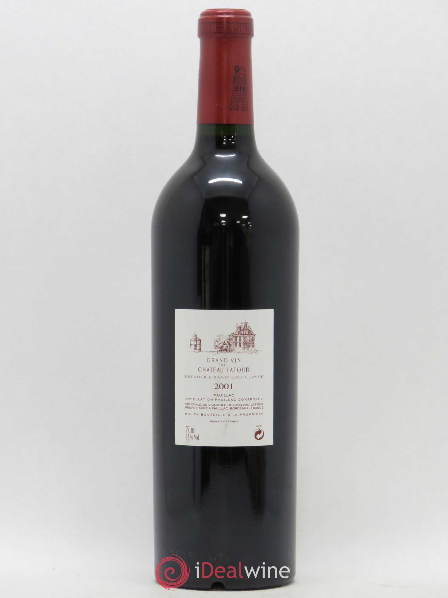 Château Latour 1er Grand Cru Classé 2001 - Lot de 1 bouteille - 1