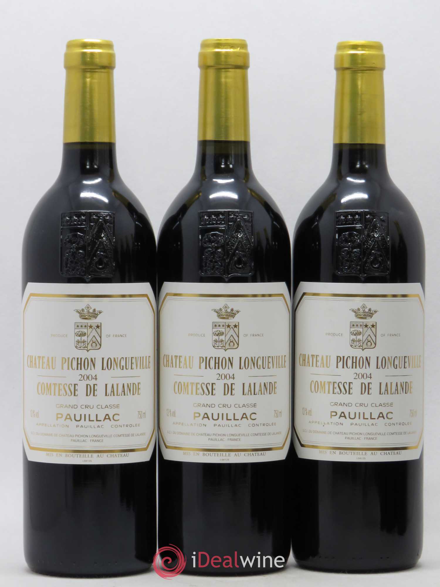 Château Pichon Longueville Comtesse de Lalande 2ème Grand Cru Classé 2004 - Lot de 6 bouteilles - 1
