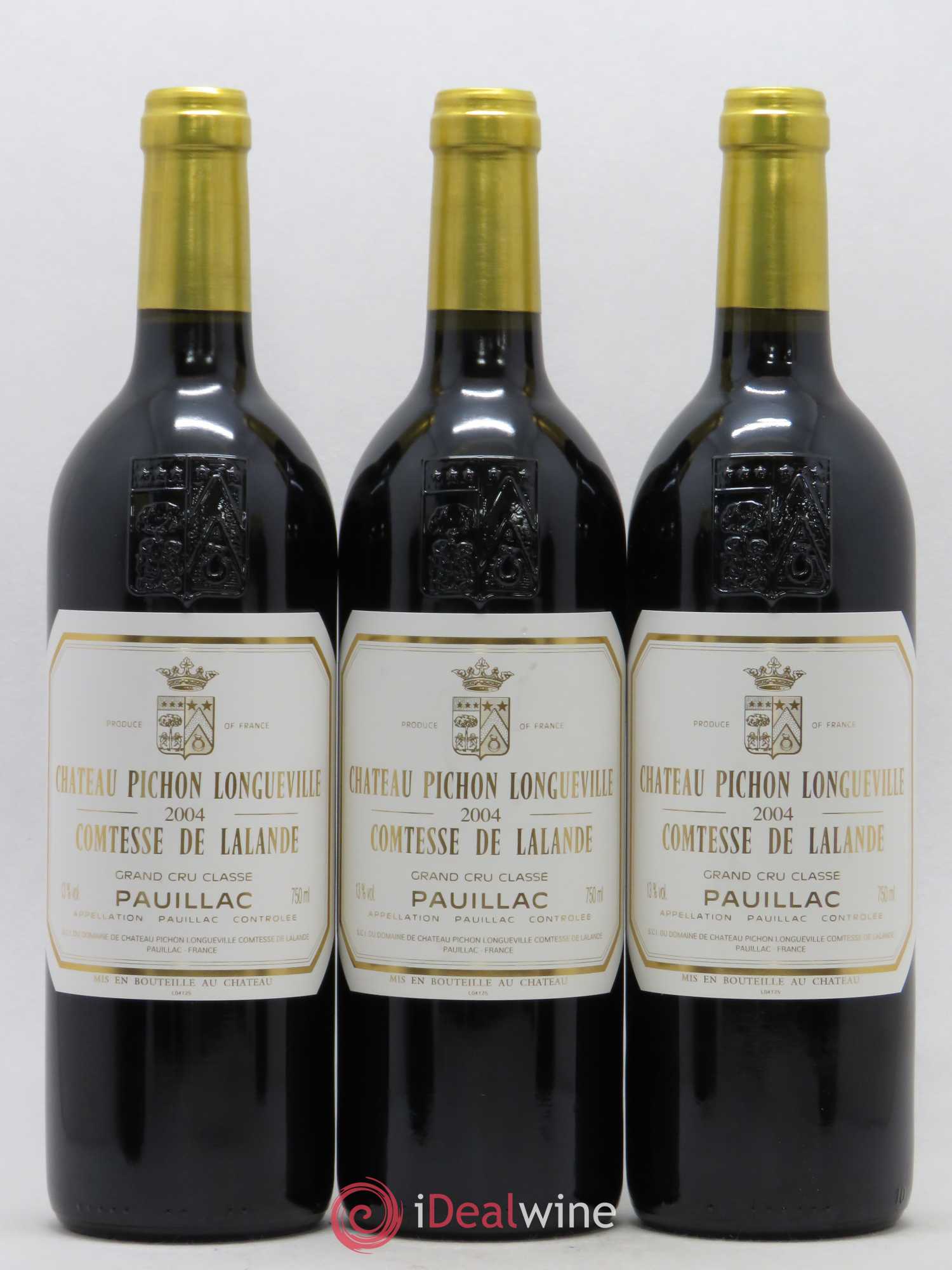 Château Pichon Longueville Comtesse de Lalande 2ème Grand Cru Classé 2004 - Lot de 6 bouteilles - 2