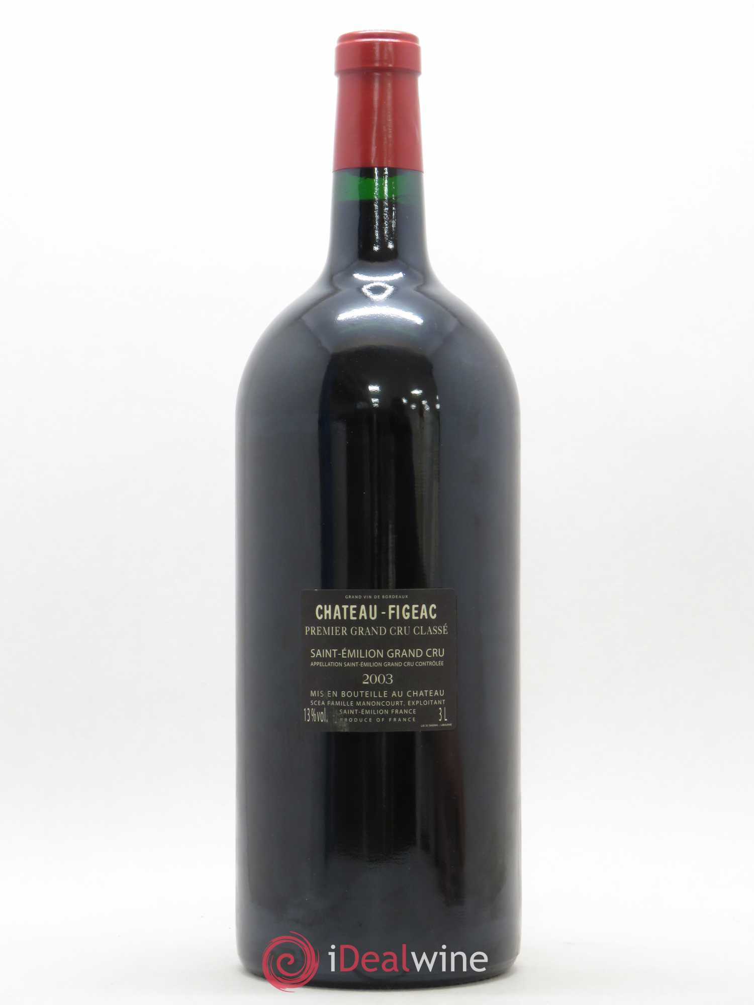 Château Figeac 1er Grand Cru Classé A 2003 - Lot de 1 double magnum - 1