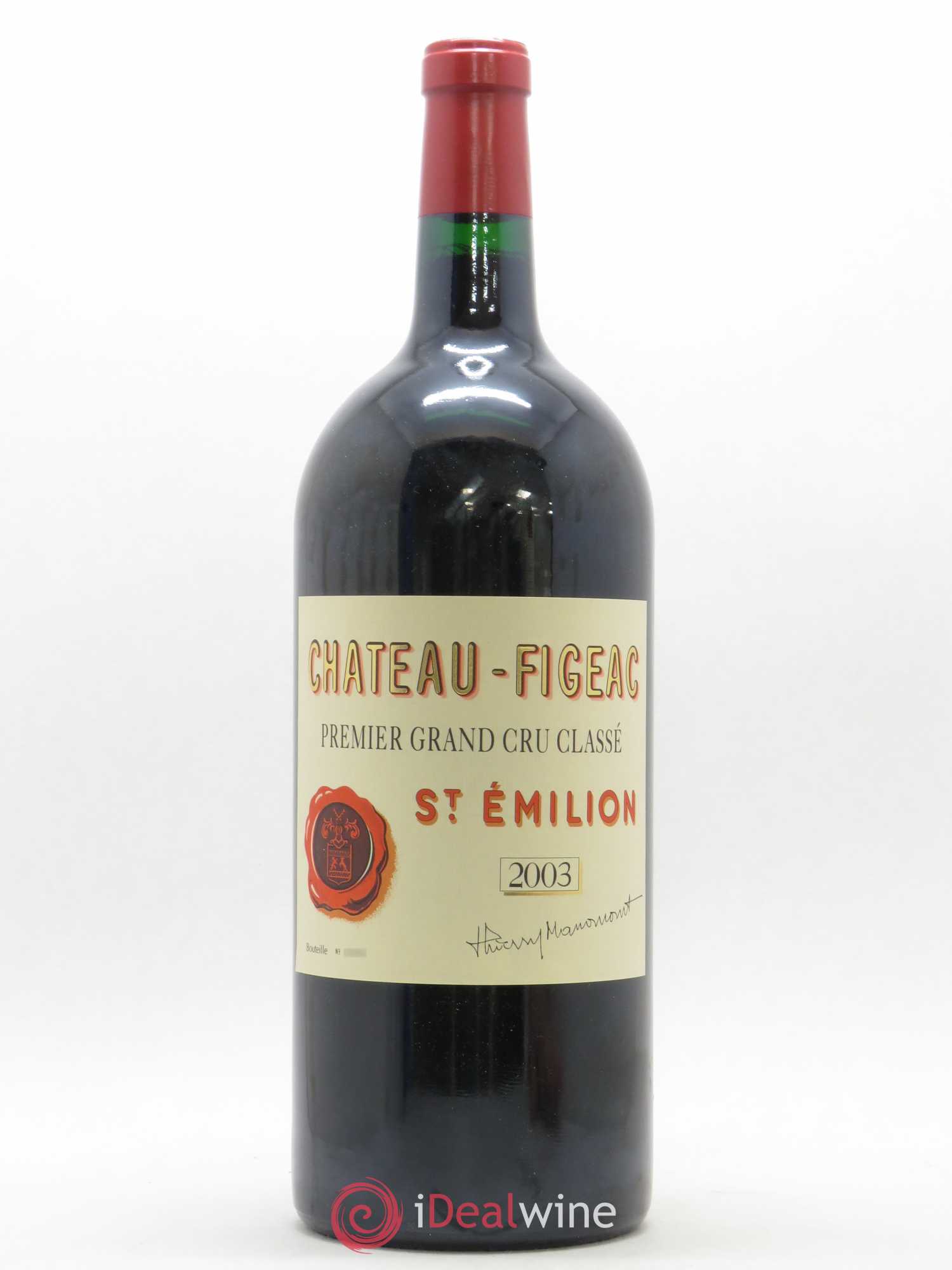 Château Figeac 1er Grand Cru Classé A 2003 - Lot de 1 double magnum - 0