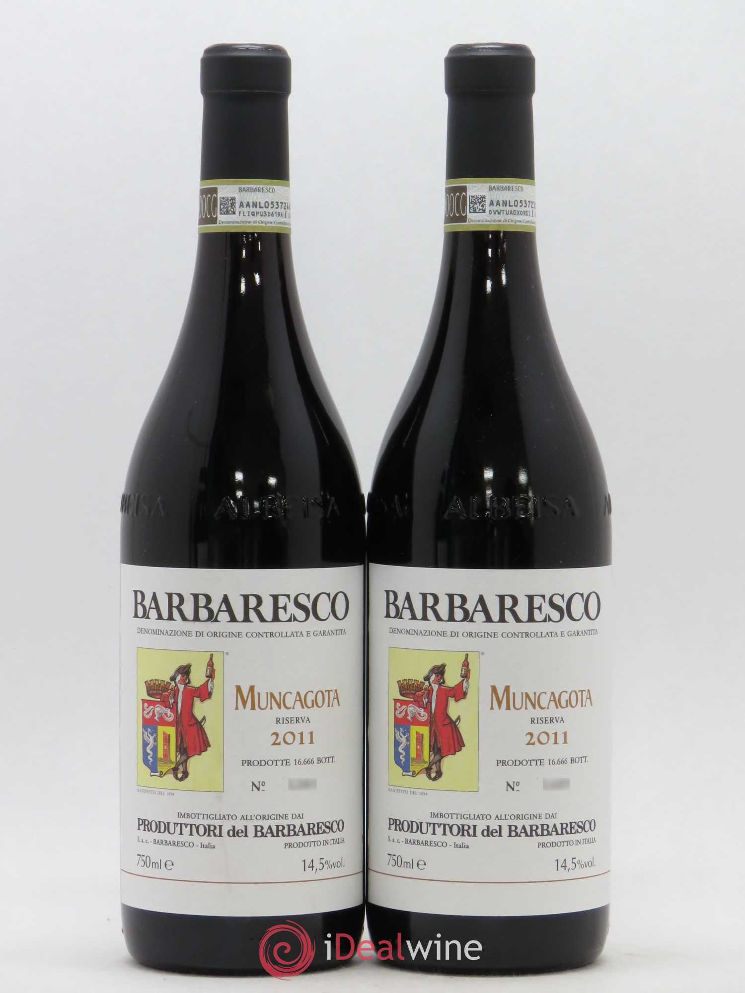 Barbaresco DOCG Produttori del Barbaresco Muncagota Riserva 2011 - Lot de 2 bouteilles - 0