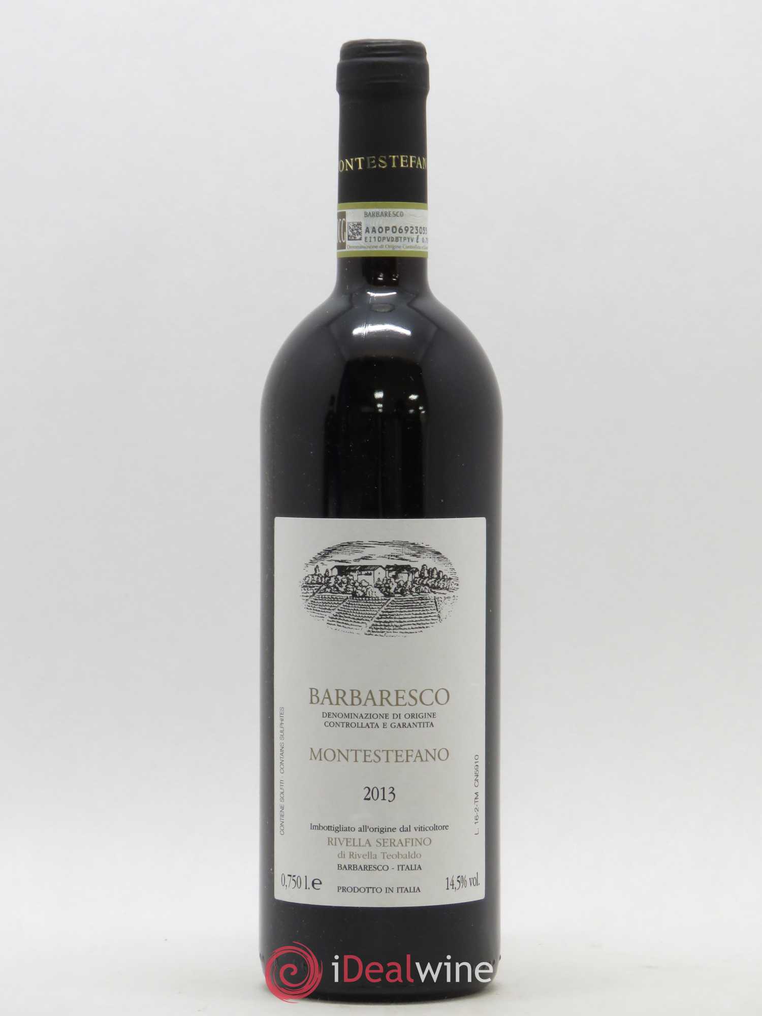 Barbaresco DOCG Montestefano Serafino Rivella 2013 - Lot de 1 bouteille - 0