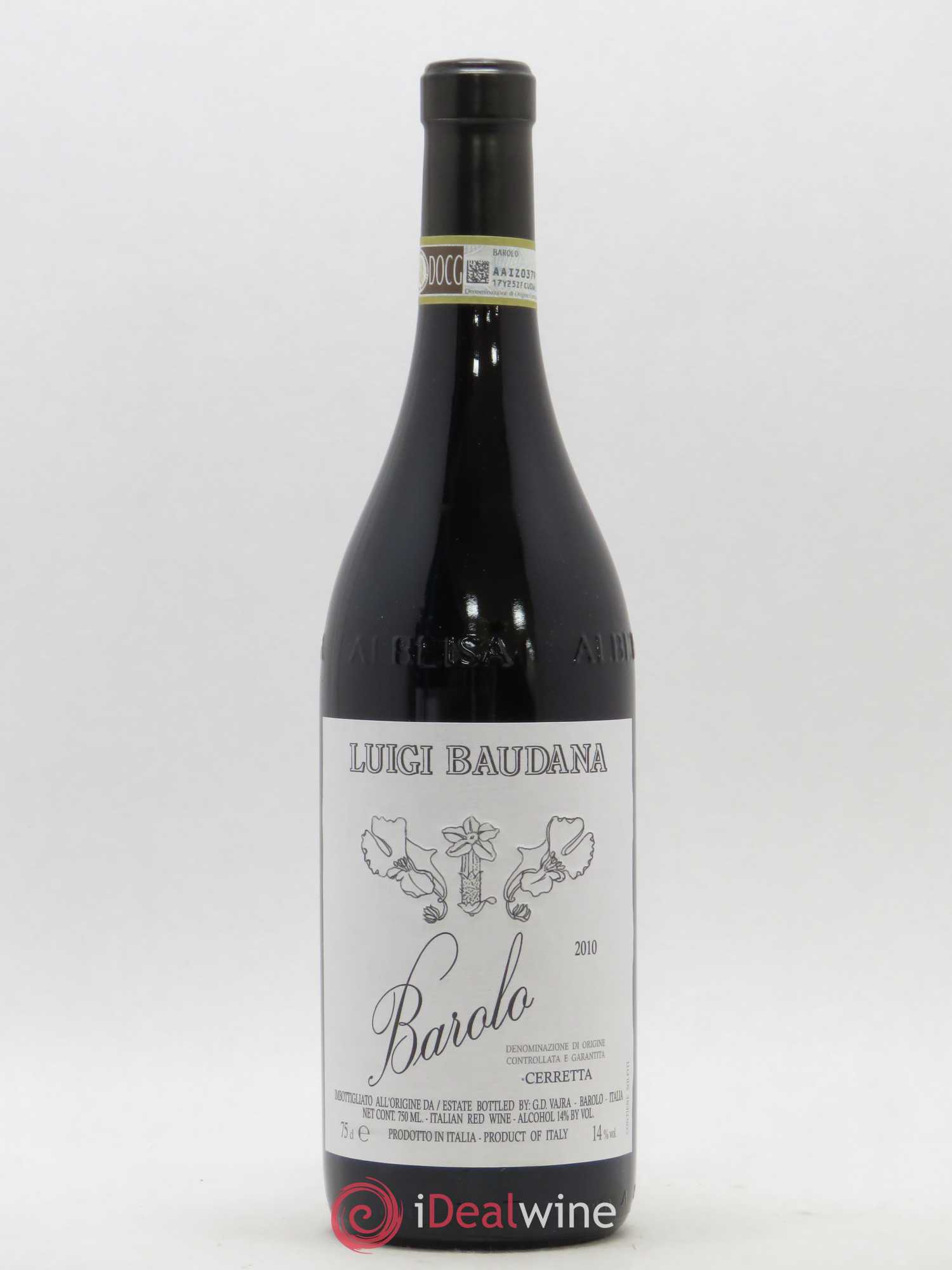 Barolo Cerretta Luigi Baudana 2010 - Posten von 1 Flasche - 0