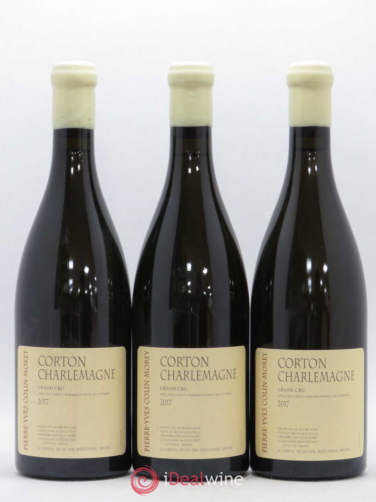 Corton-Charlemagne Grand Cru Pierre-Yves Colin Morey 2017 - Lot de 3 bouteilles - 0